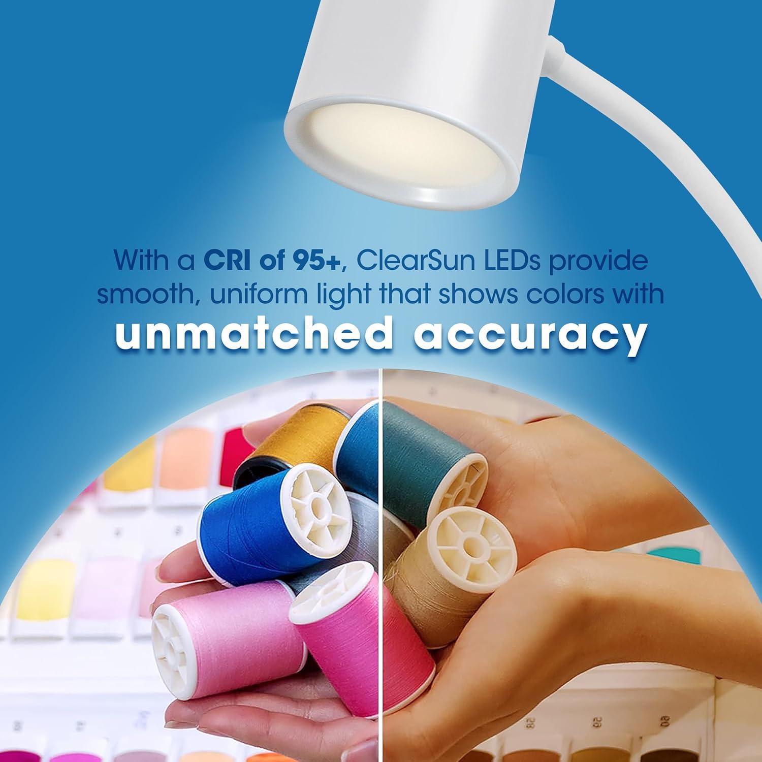 Lámpara de Escritorio LED OttLite Aglow con Carga Inalámbrica