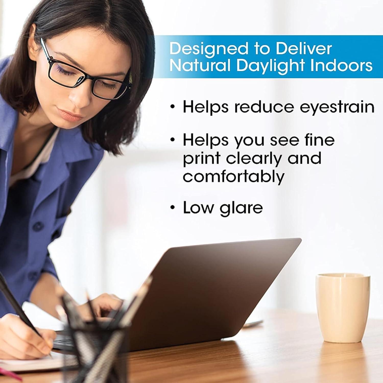 Lámpara de Escritorio LED OttLite con Carga Inalámbrica 3 Modos