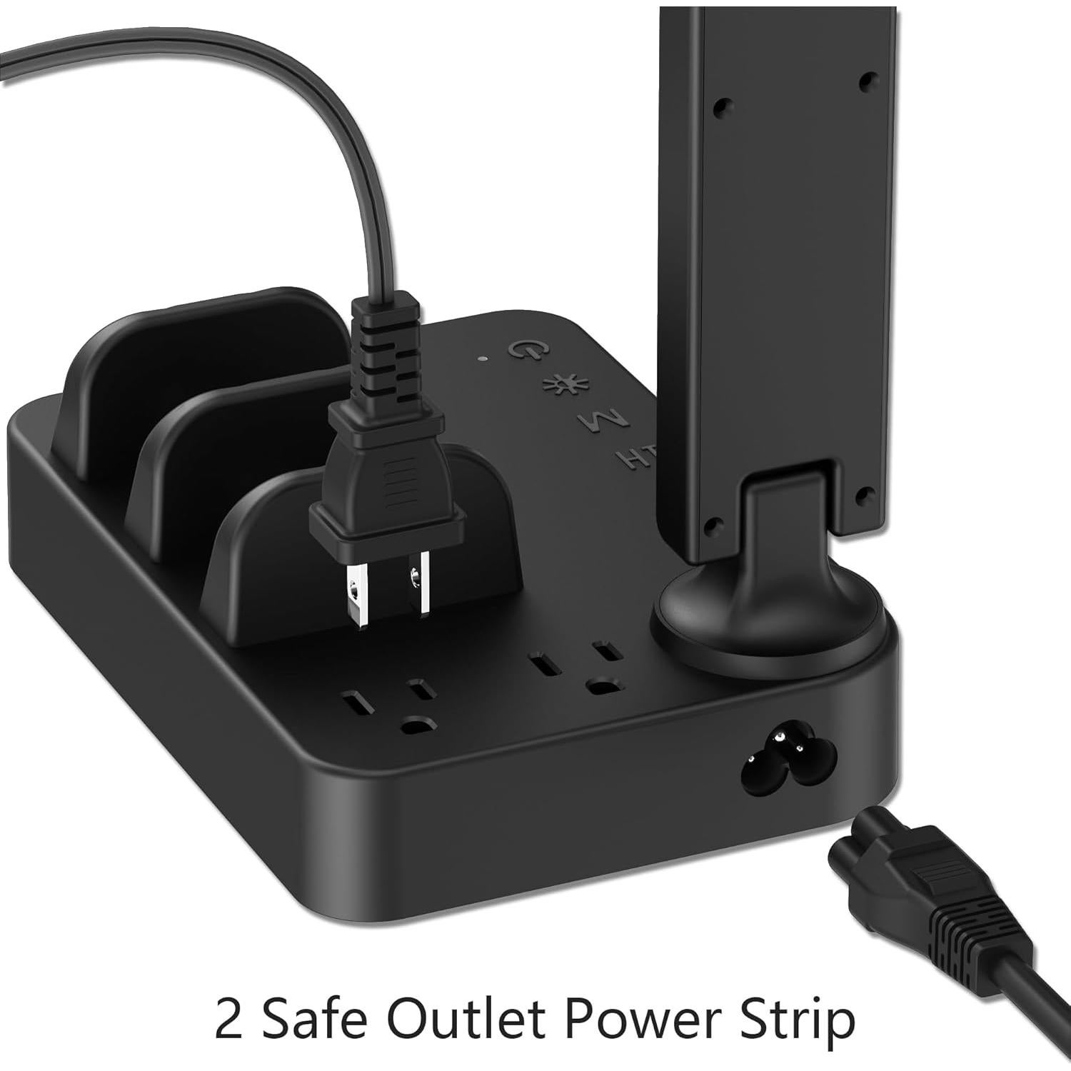 Lámpara de Escritorio LED Drevet H44 con Carga USB-C y AC