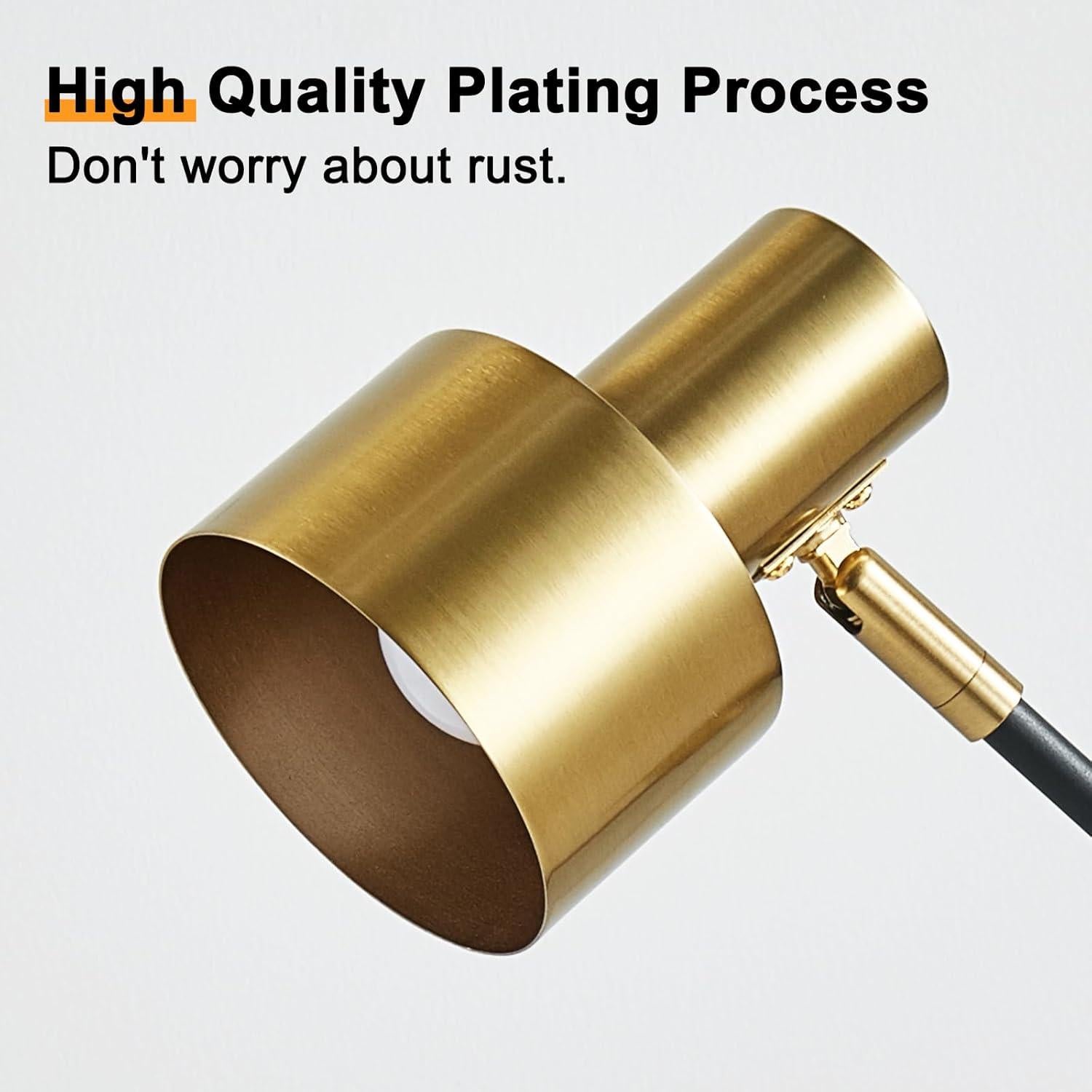 Lámpara de Escritorio TITOSICHY con Cargador Inalámbrico USB