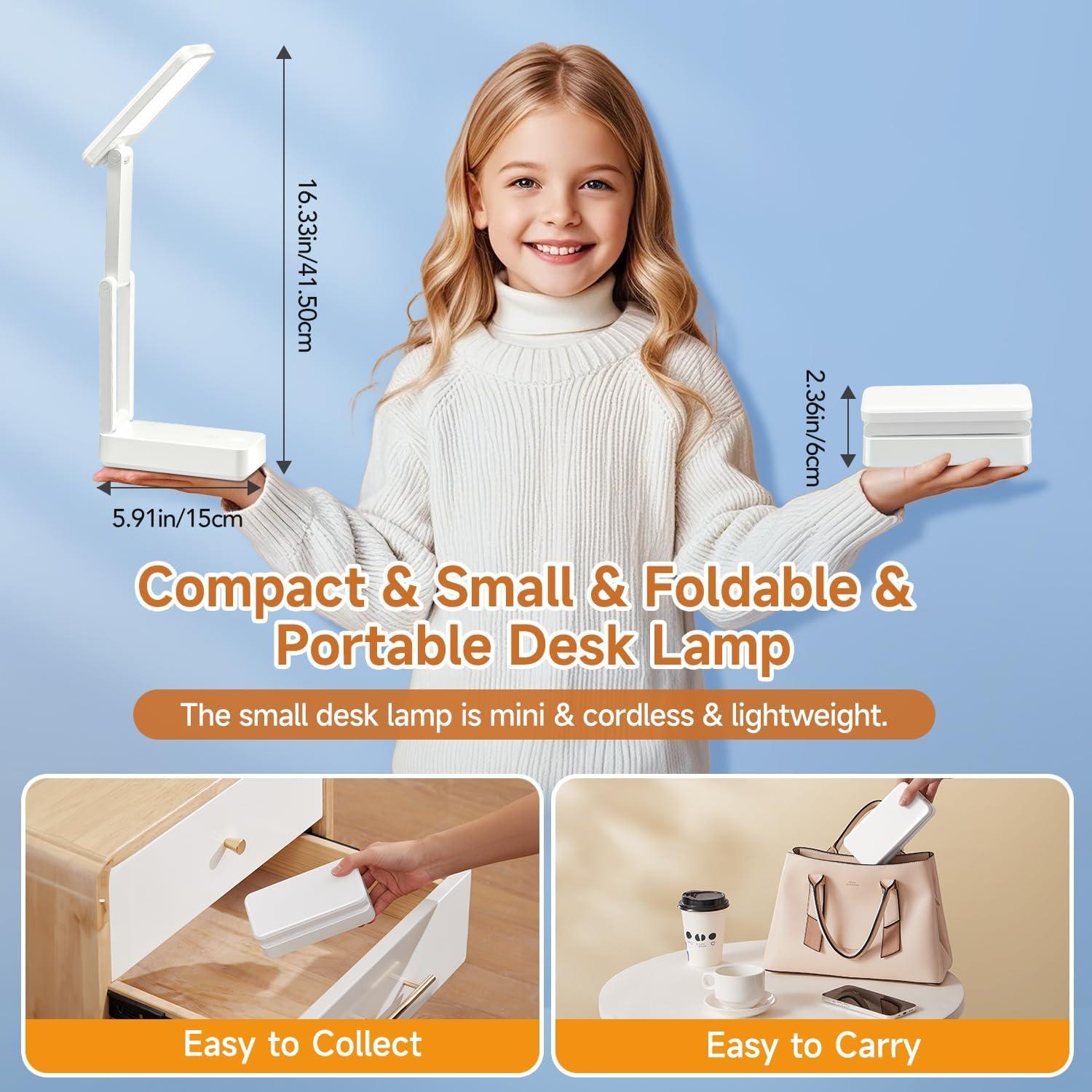 Lámpara de Escritorio Recargable Coolnight 6000mAh 3 Colores