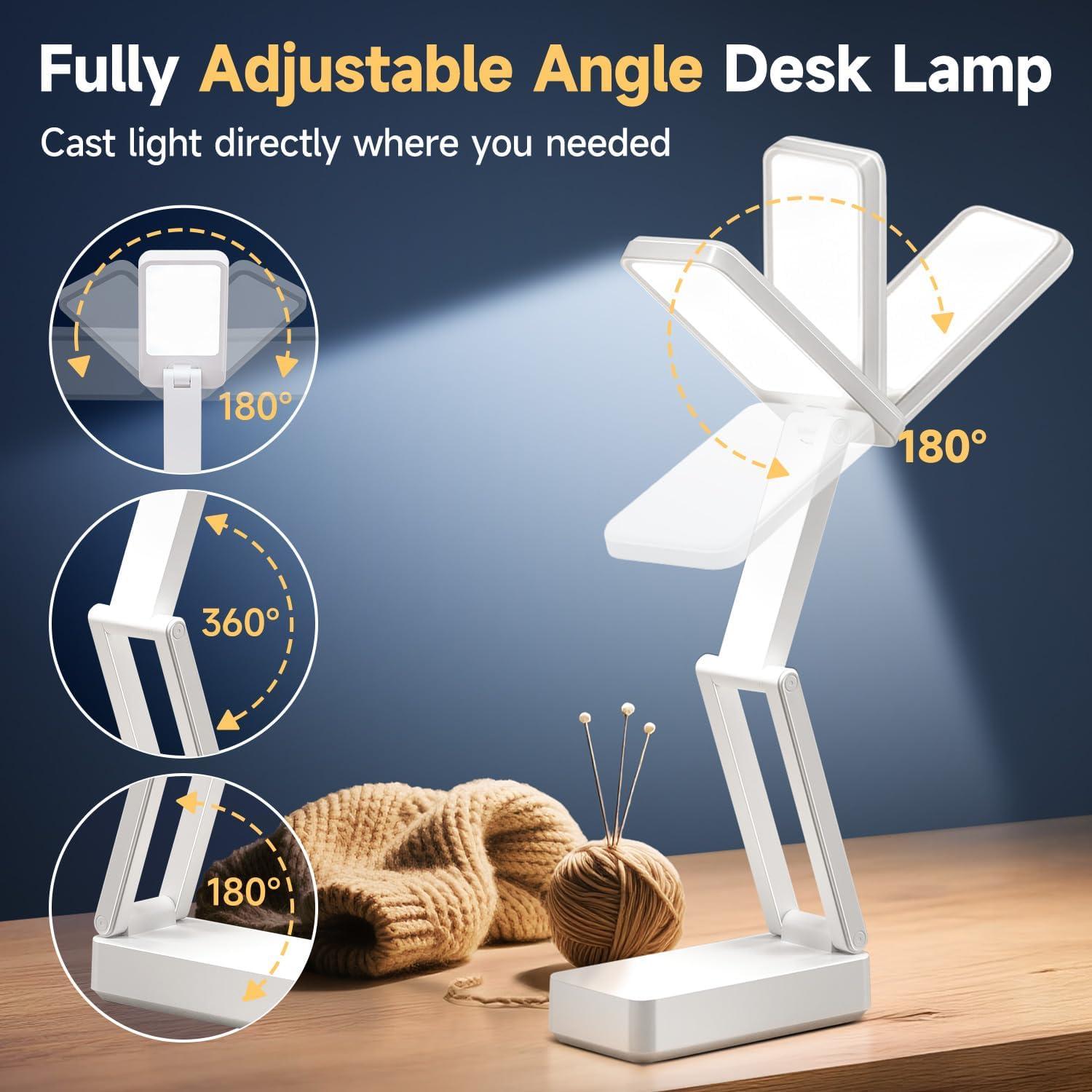 Lámpara de Escritorio Recargable Coolnight 6000mAh 3 Colores