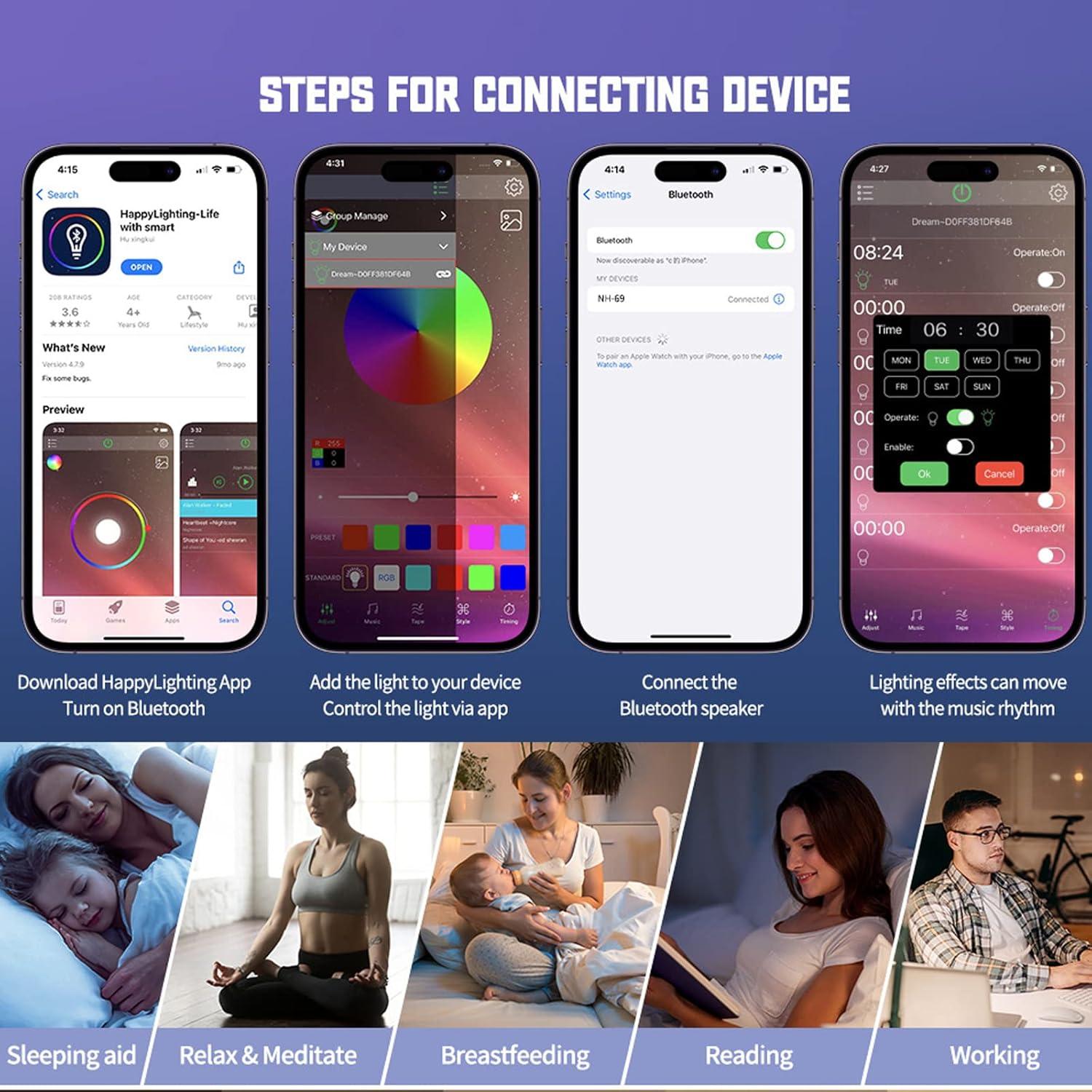 Lámpara Cargador Inalámbrico ZORAST 15W con Altavoz Bluetooth