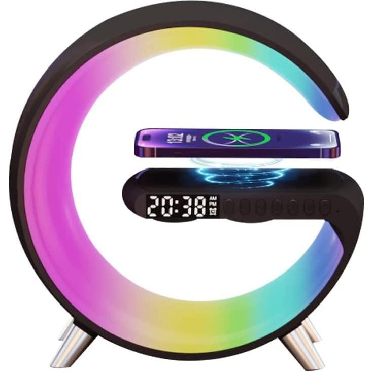 Lámpara Cargador Inalámbrico ZORAST 15W con Altavoz Bluetooth