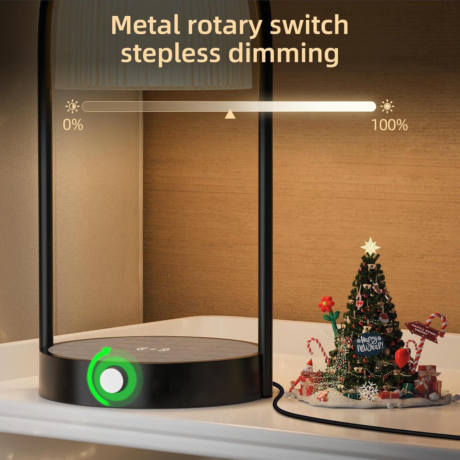 Lámparas de Mesa LED Koopala 15W Carga Inalámbrica 2 Pzas