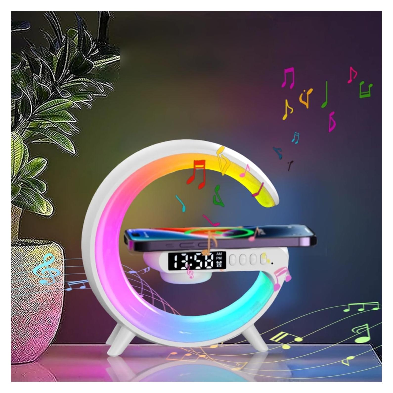 Lámpara de Mesa LED Qivine con Cargador Inalámbrico 5W