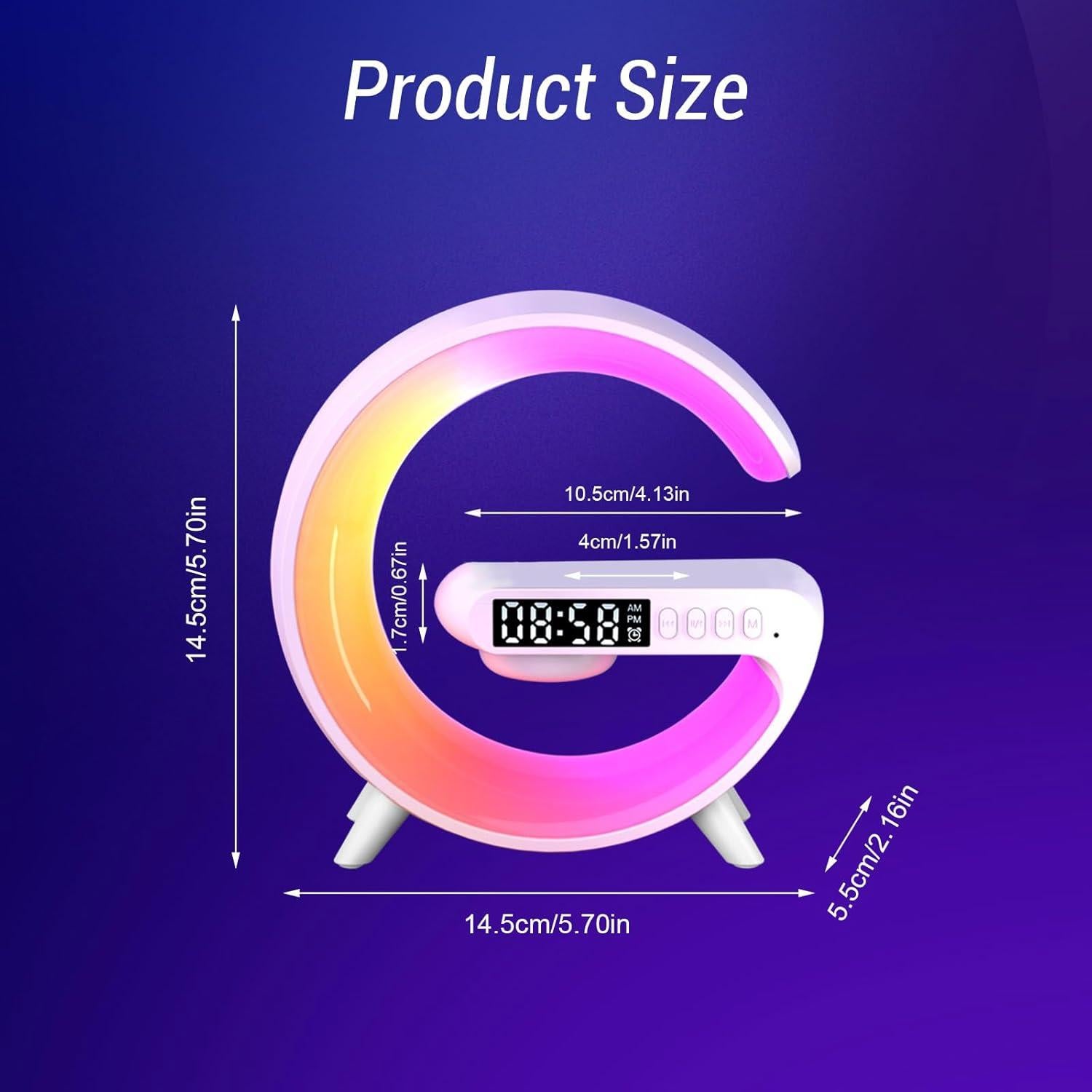 Lámpara de Mesa LED Qivine con Cargador Inalámbrico 5W