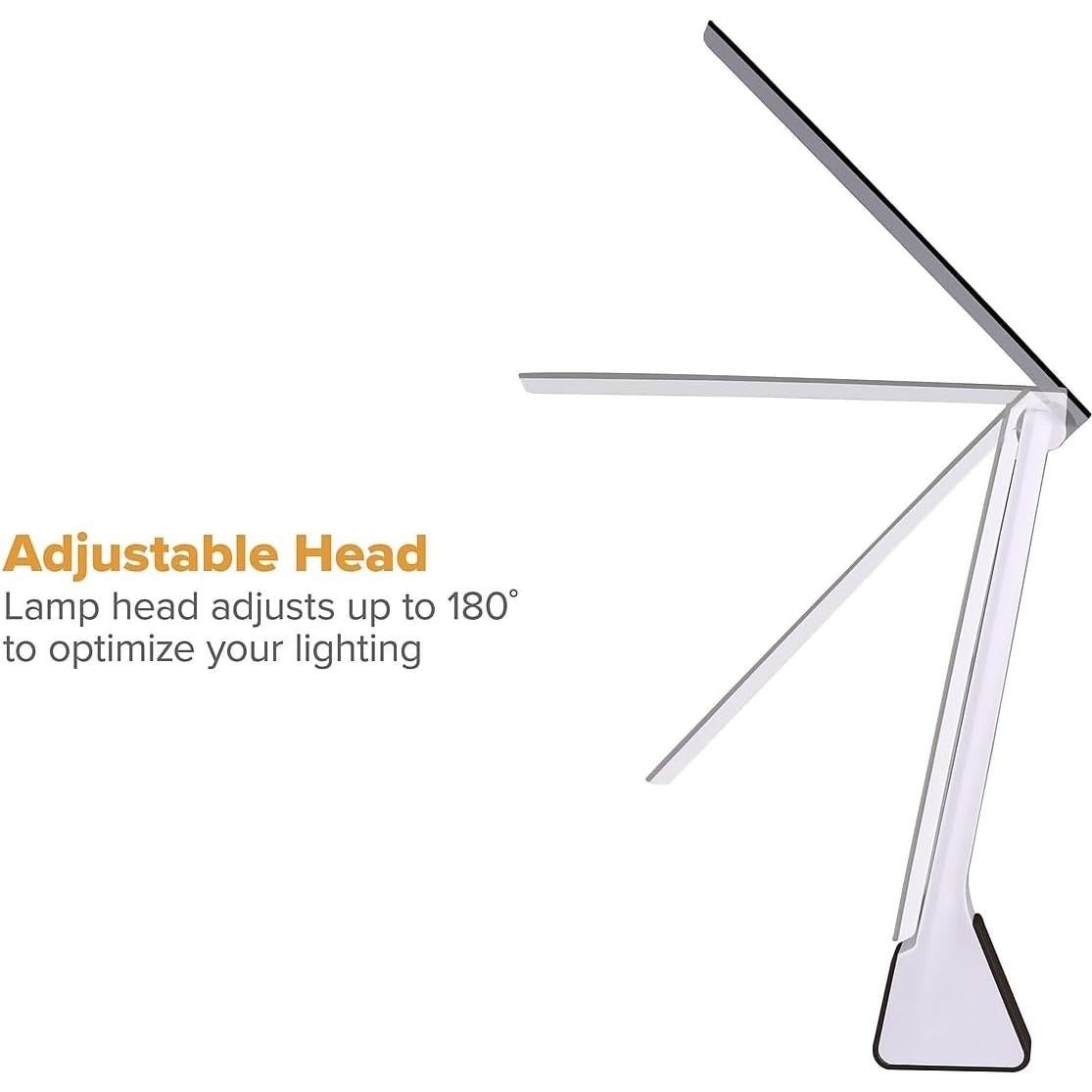 Lámpara de Escritorio LED Bostitch Recargable Negra 3 Temperaturas