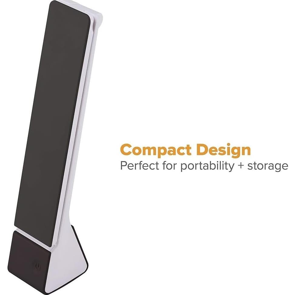 Lámpara de Escritorio LED Bostitch Recargable Negra 3 Temperaturas