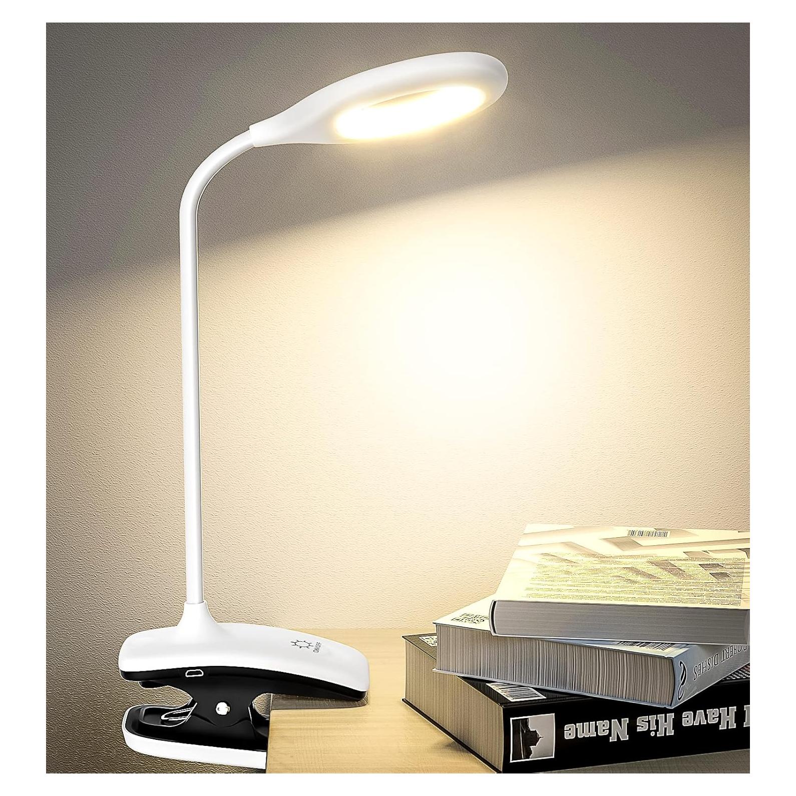 Lámpara de Escritorio LED DEEPLITE Recargable Clip 8W