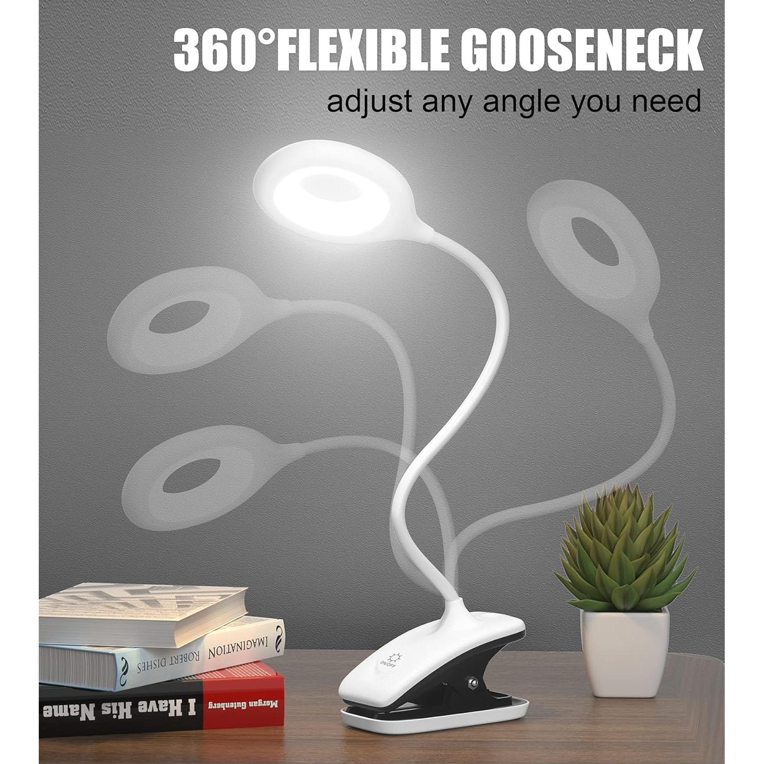 Lámpara de Escritorio LED DEEPLITE Recargable Clip 8W