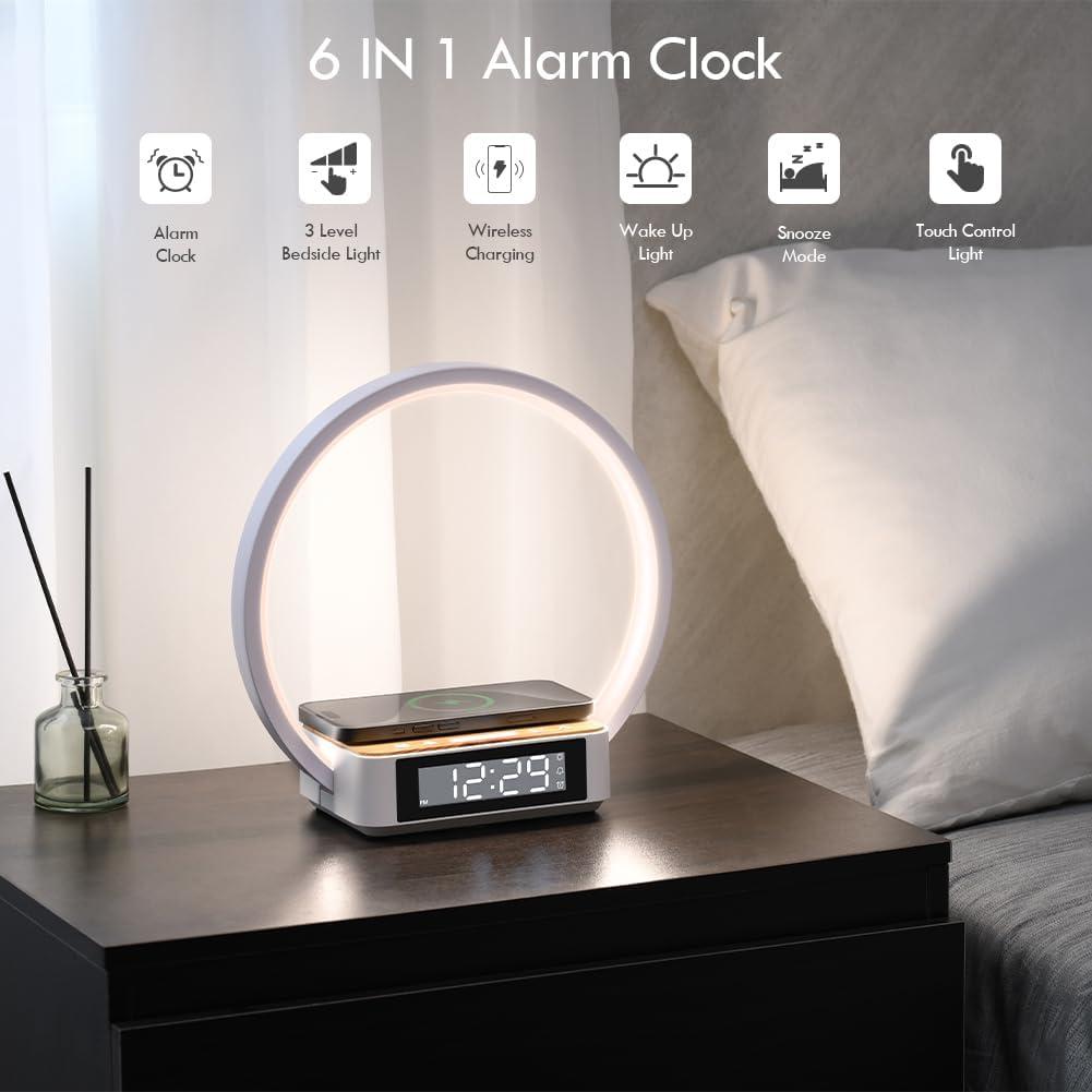 Reloj Despertador SMARTERIOR XB-B17Q10 con Luz de Amanecer