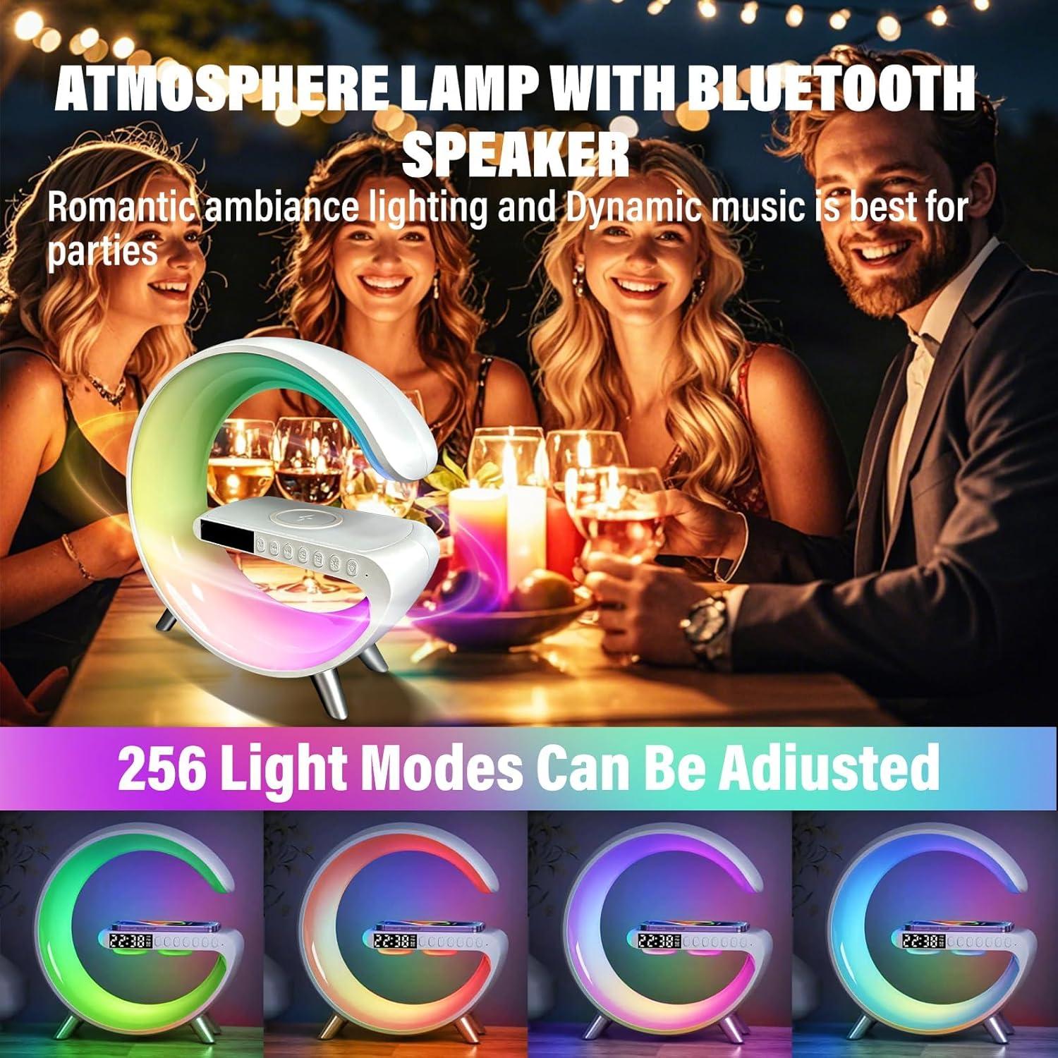 Lámpara de Mesa LED Inteligente Domigard 4 en 1 Cargador Inalámbrico