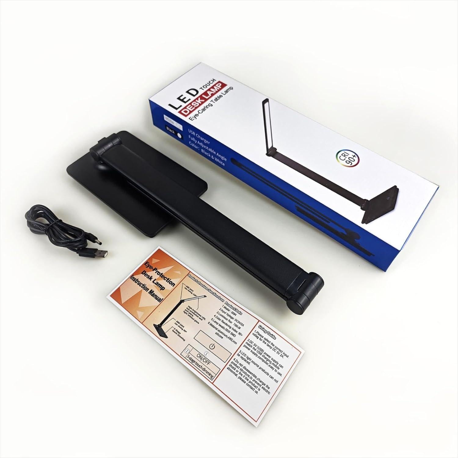 Lámpara de Escritorio LED LUZOLUMIN Plegable 700 Lúmenes