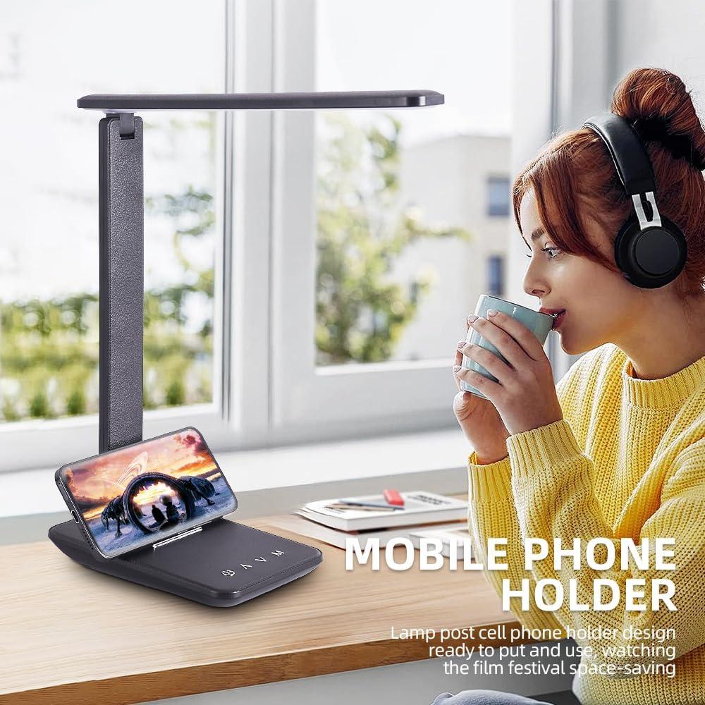 Lámpara de Escritorio LED XZDDL Plegable con USB 5 Modos