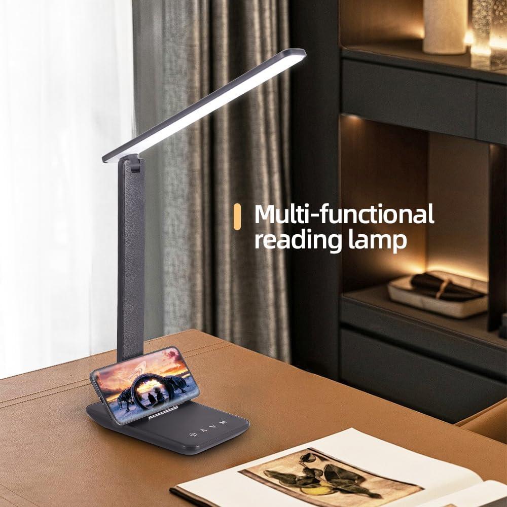 Lámpara de Escritorio LED XZDDL Plegable con USB 5 Modos