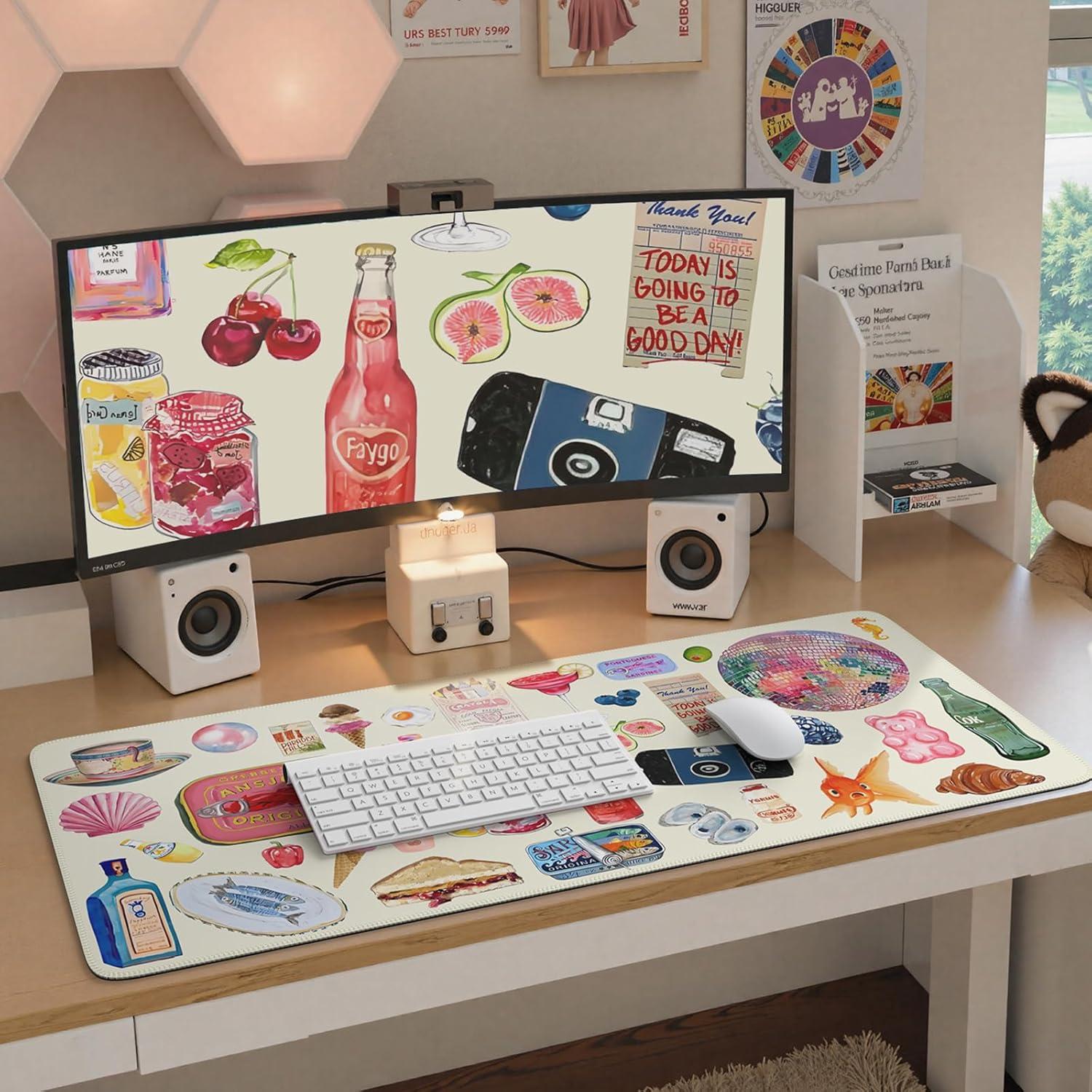 Alfombrilla de Escritorio iCasso Grande Antideslizante 89.9x39.9cm