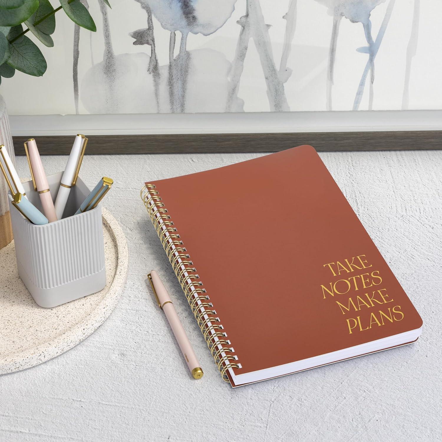 Planificador Diario ZICOTO Terracota A5 Sin Fecha 160 Páginas