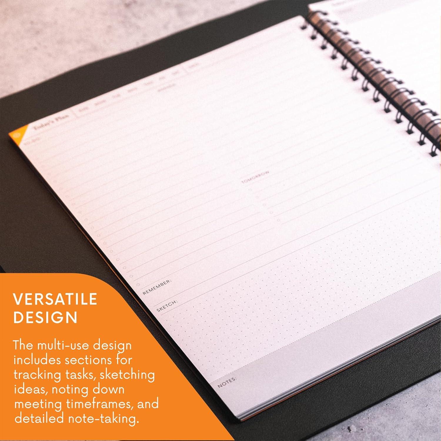 Planificador Diario Sin Fecha Notsu | 160 Páginas Papel 120 gsm