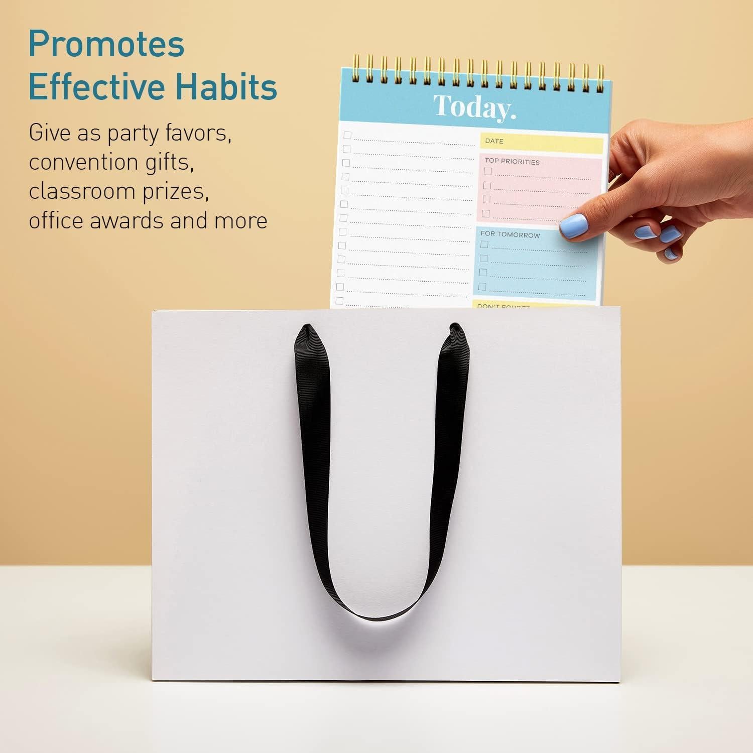 Bloc de Notas Sweetzer & Orange - Planificador Diario y Semanal - Juego de 4