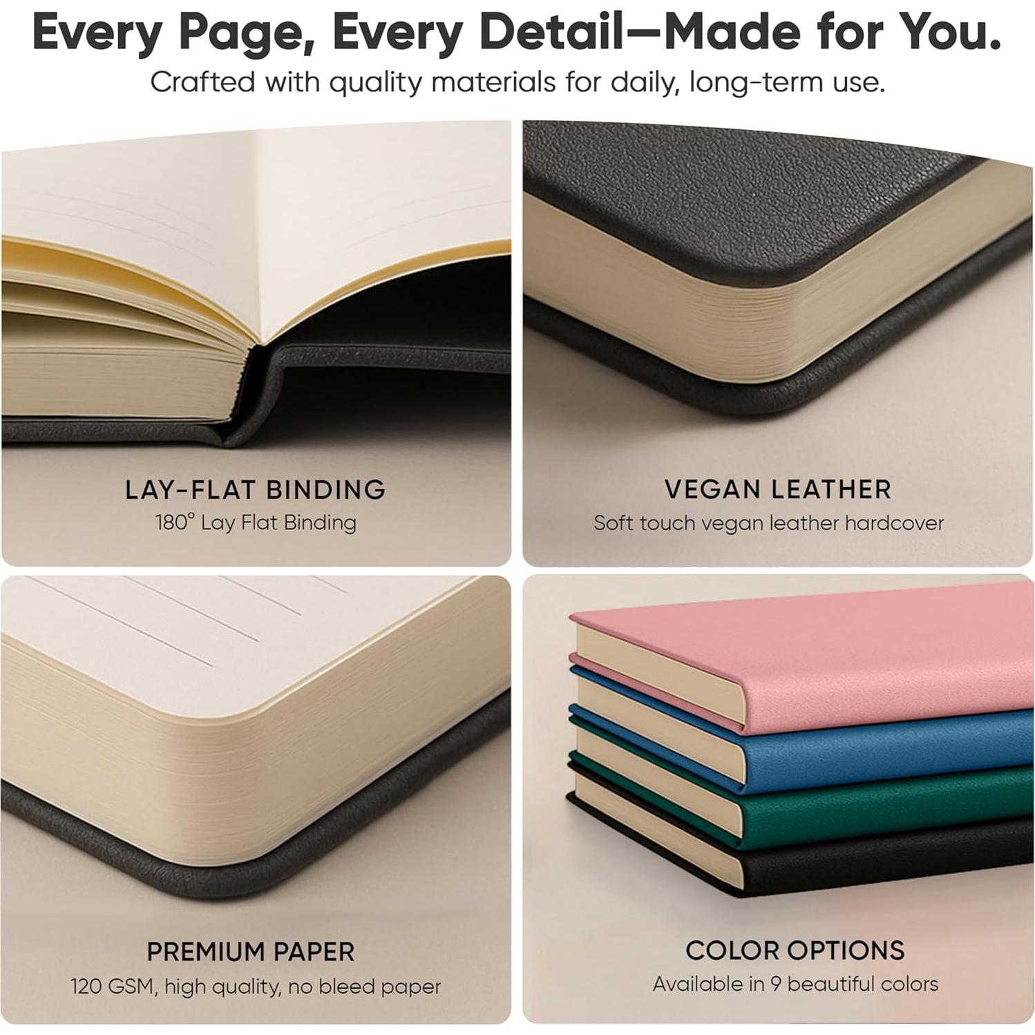 Planificador Diario 2025 A5 TIENDA DE PRODUCTIVIDAD Negro