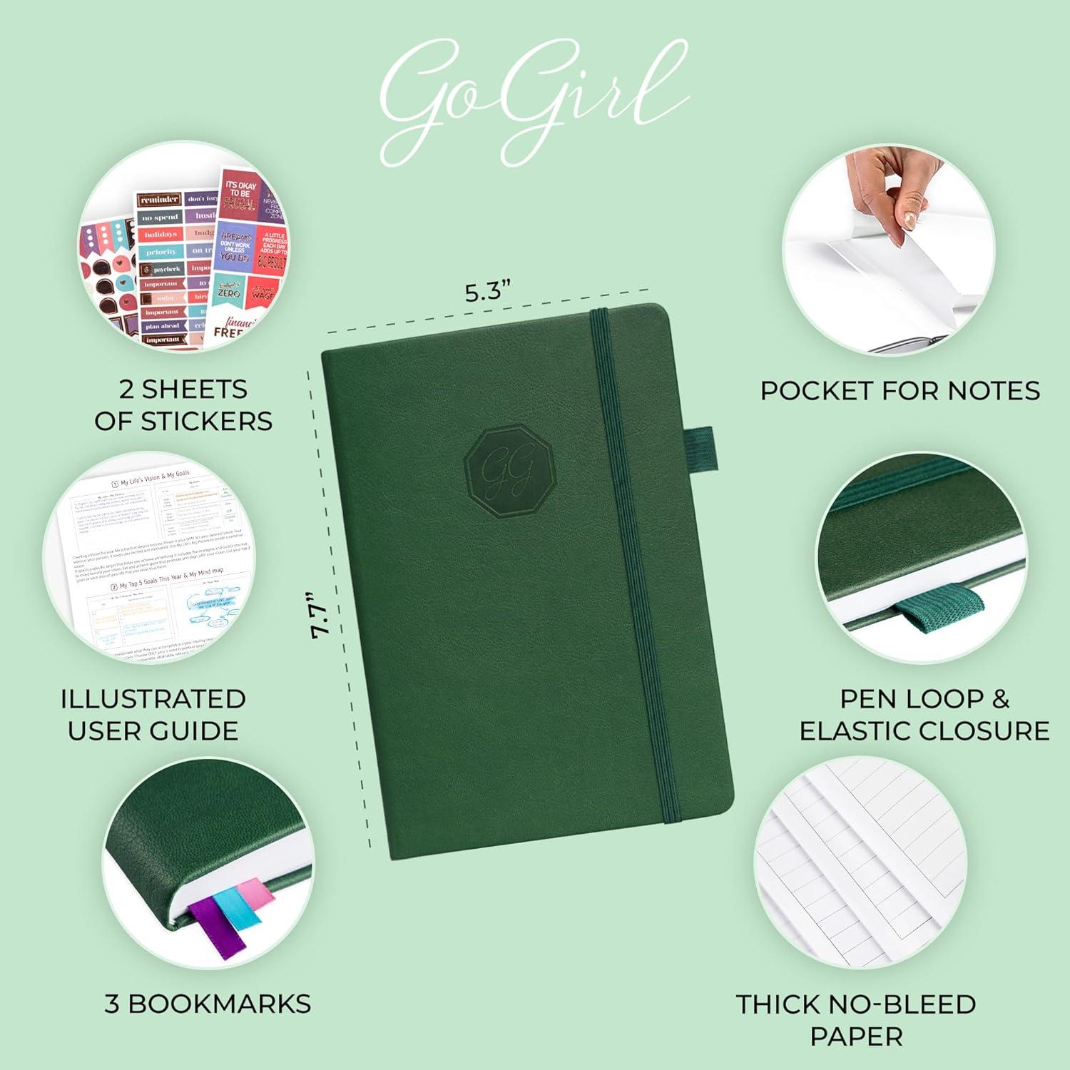 Planificador Semanal GoGirl A5 Verde Bosque - Organizador Diario
