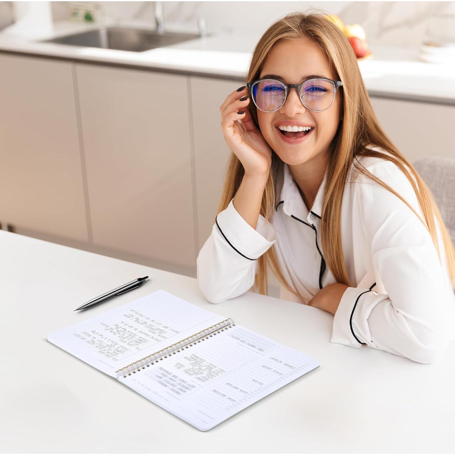 Planificador Diario No Datado A5 Nextnoid - Tapa Dura Negro