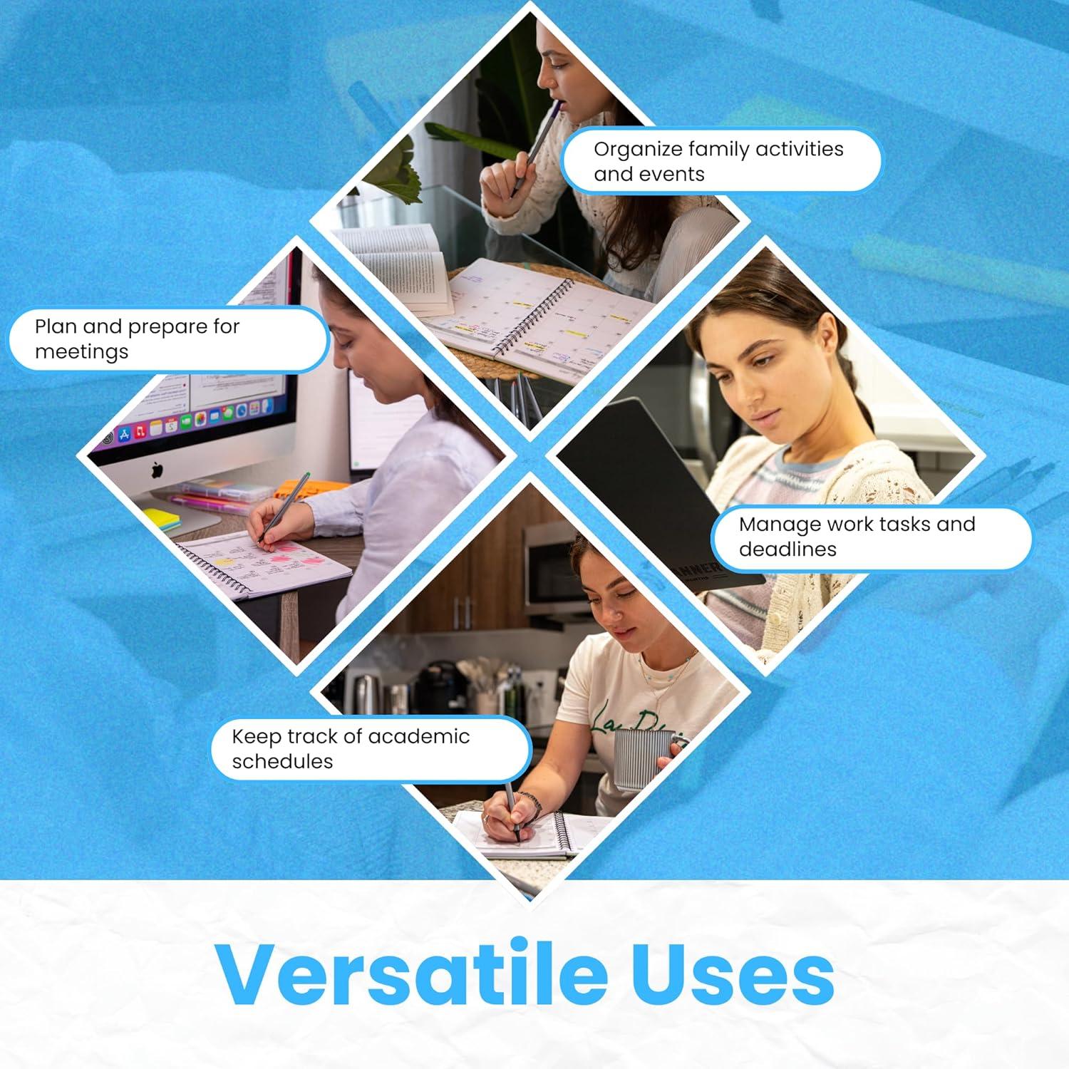 Planificador Diario No Datado A5 Nextnoid - Tapa Dura Negro