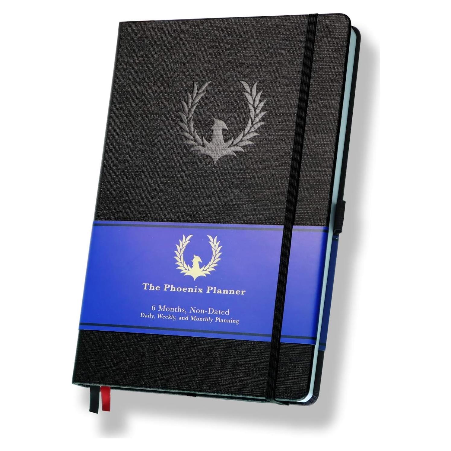 Planificador Fénix - Agenda y Diario de Gratitud 6 Meses