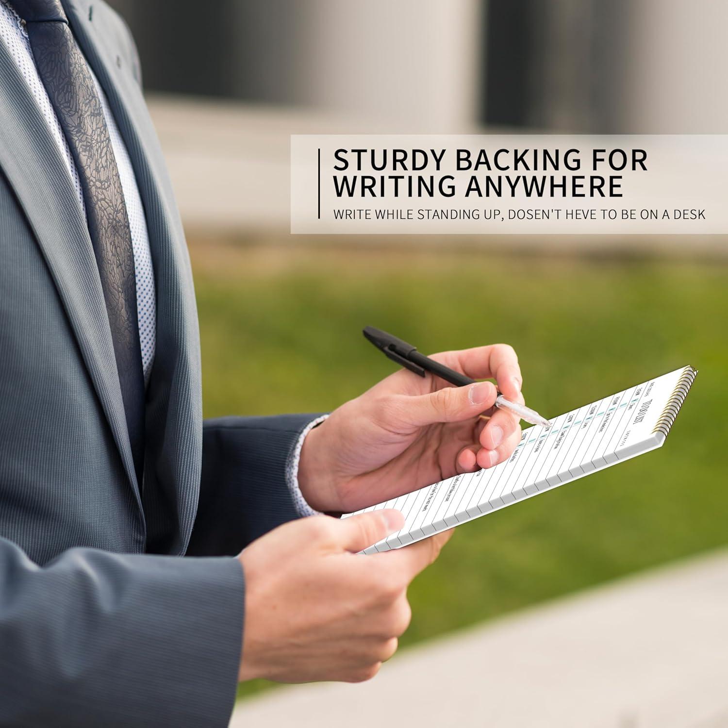 Bloc de Notas de Tareas 3pcs GOLDPEI A5 No Fechado 52 Hojas