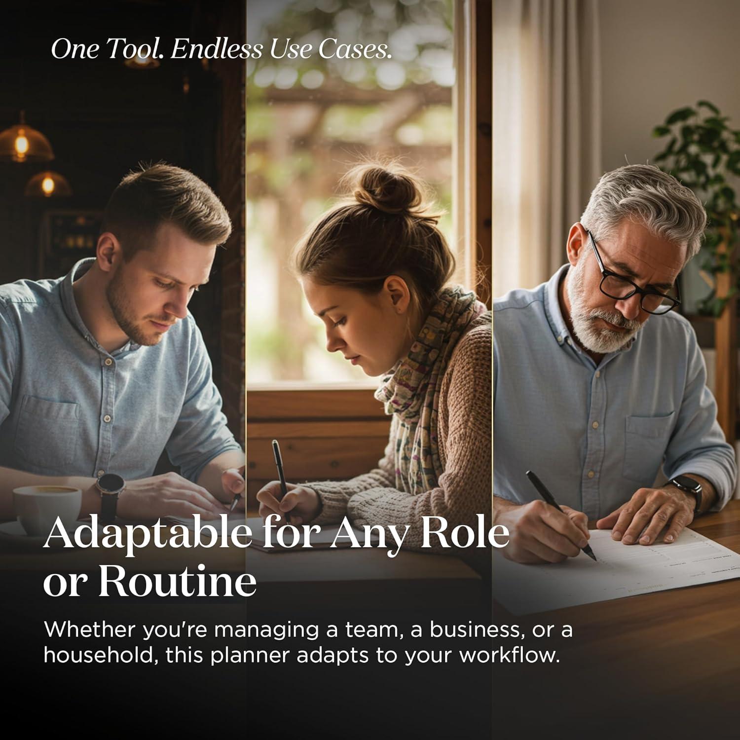 Bloc de Notas Semanal Ink+Volt A4 52 Hojas No Datadas