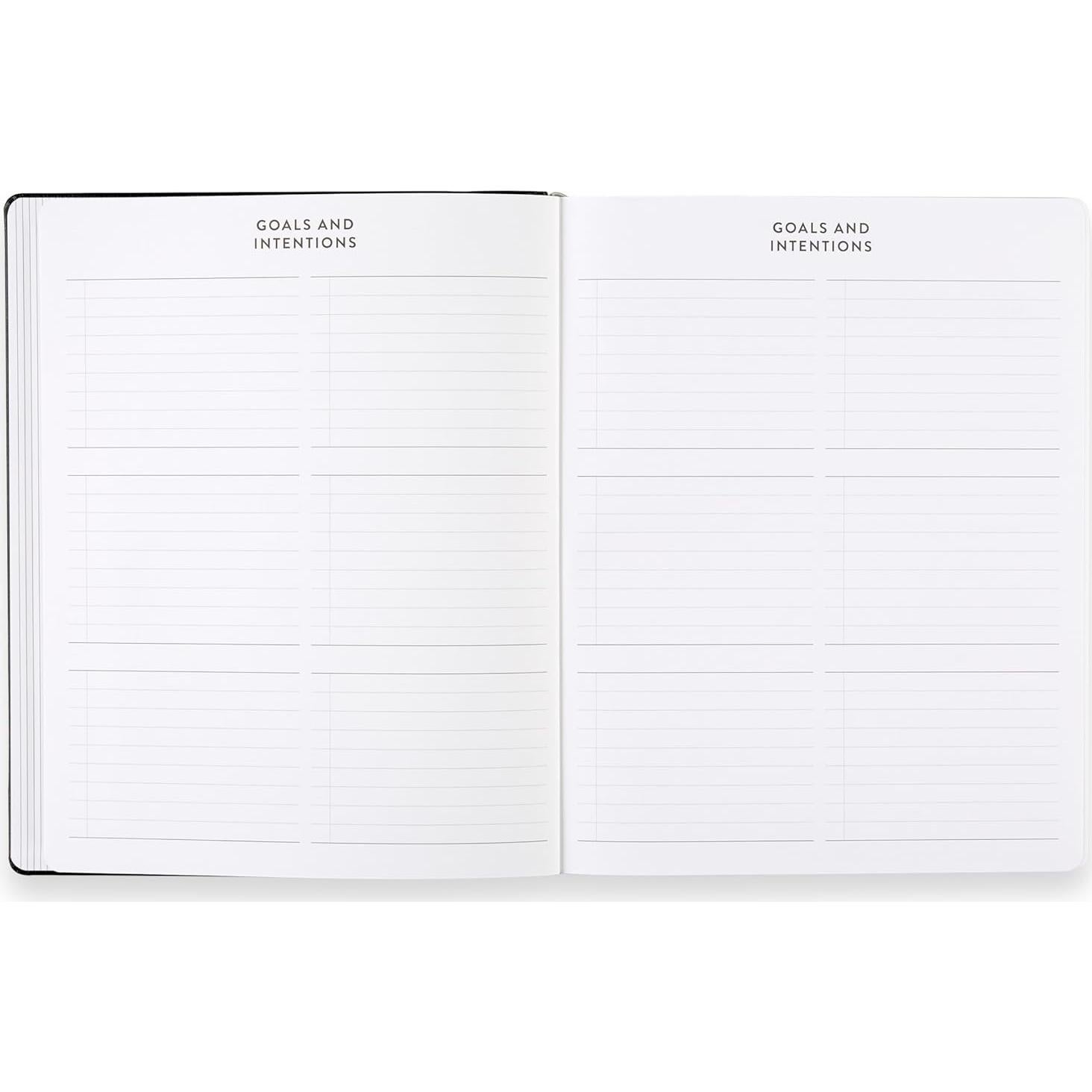 Planificador Enfocado Sin Fecha Erin Condren 20.3x25.4 cm Negro