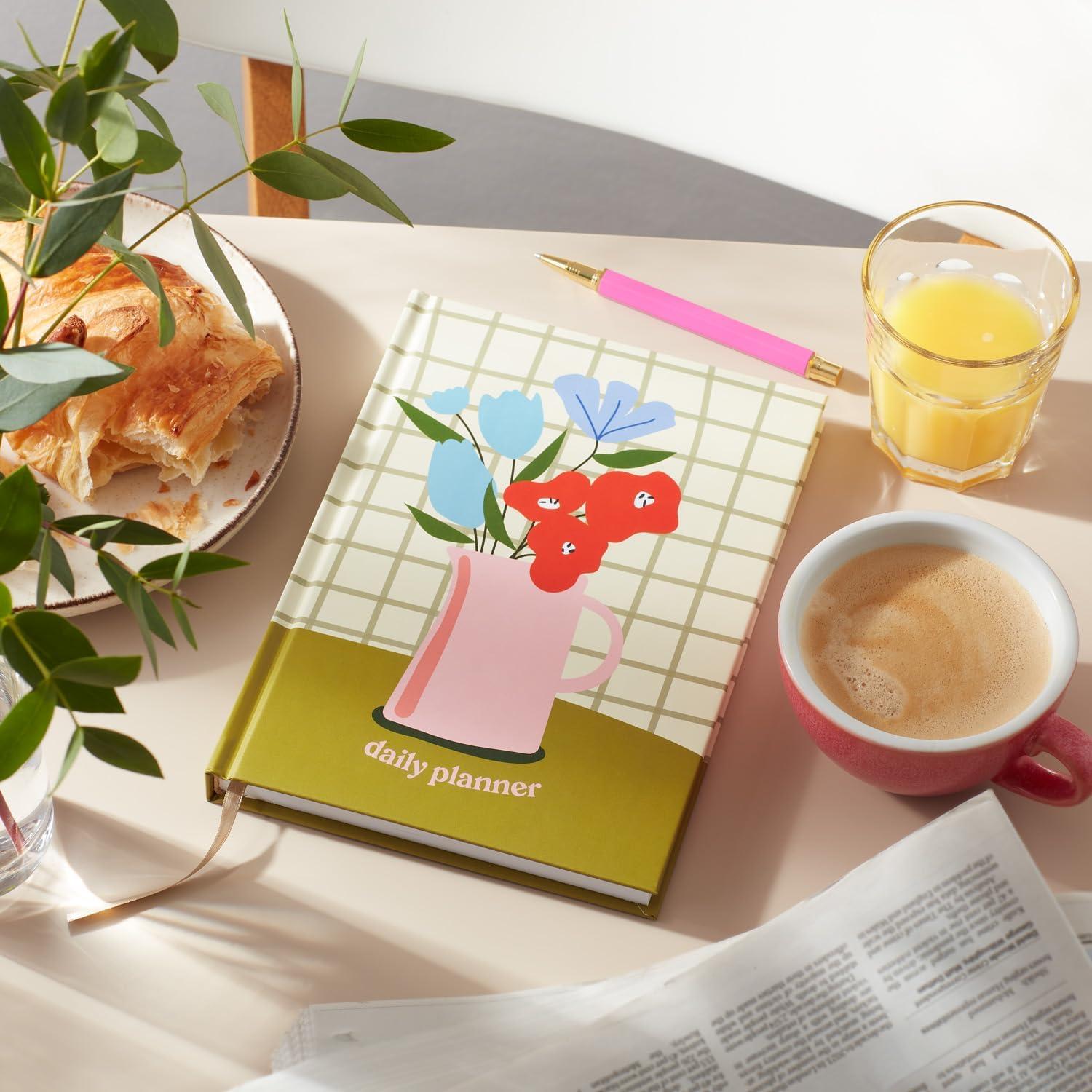 Planificador Diario Sin Fecha Yop & Tom A5 Jarrón - Productividad