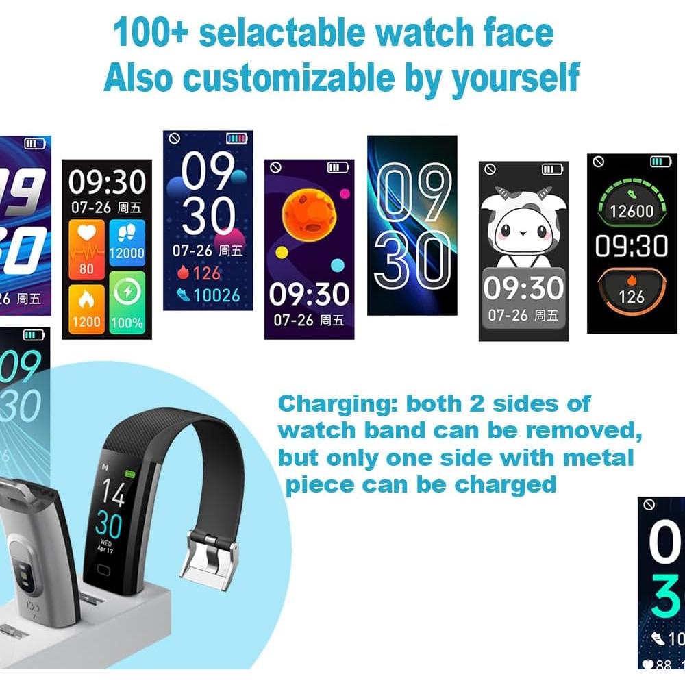 Rastreador de Fitness BrilliantHouse S5 Monitor de Salud IP68