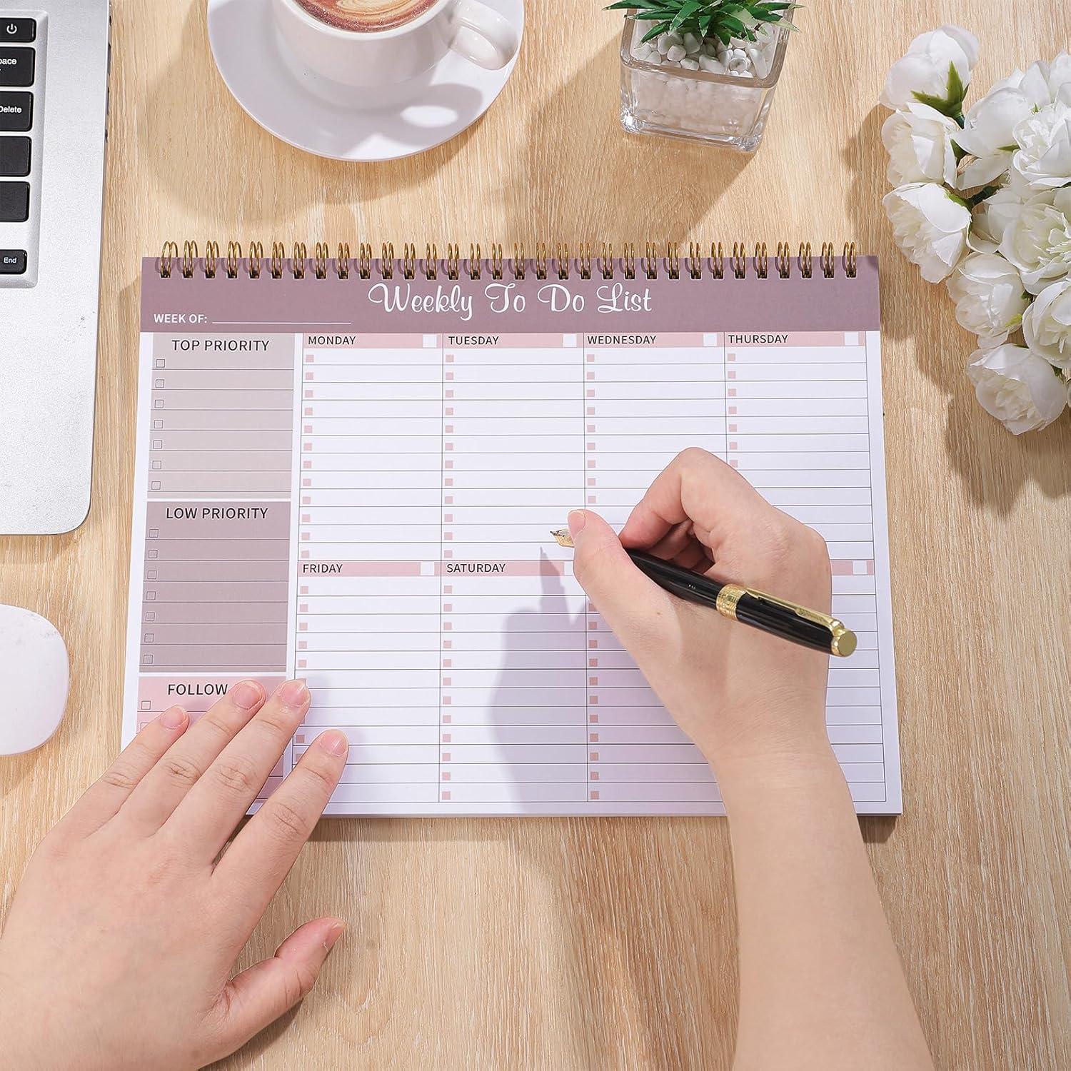 Planificador Semanal Thboxes Lila 21.6x27.9cm 52 Hojas