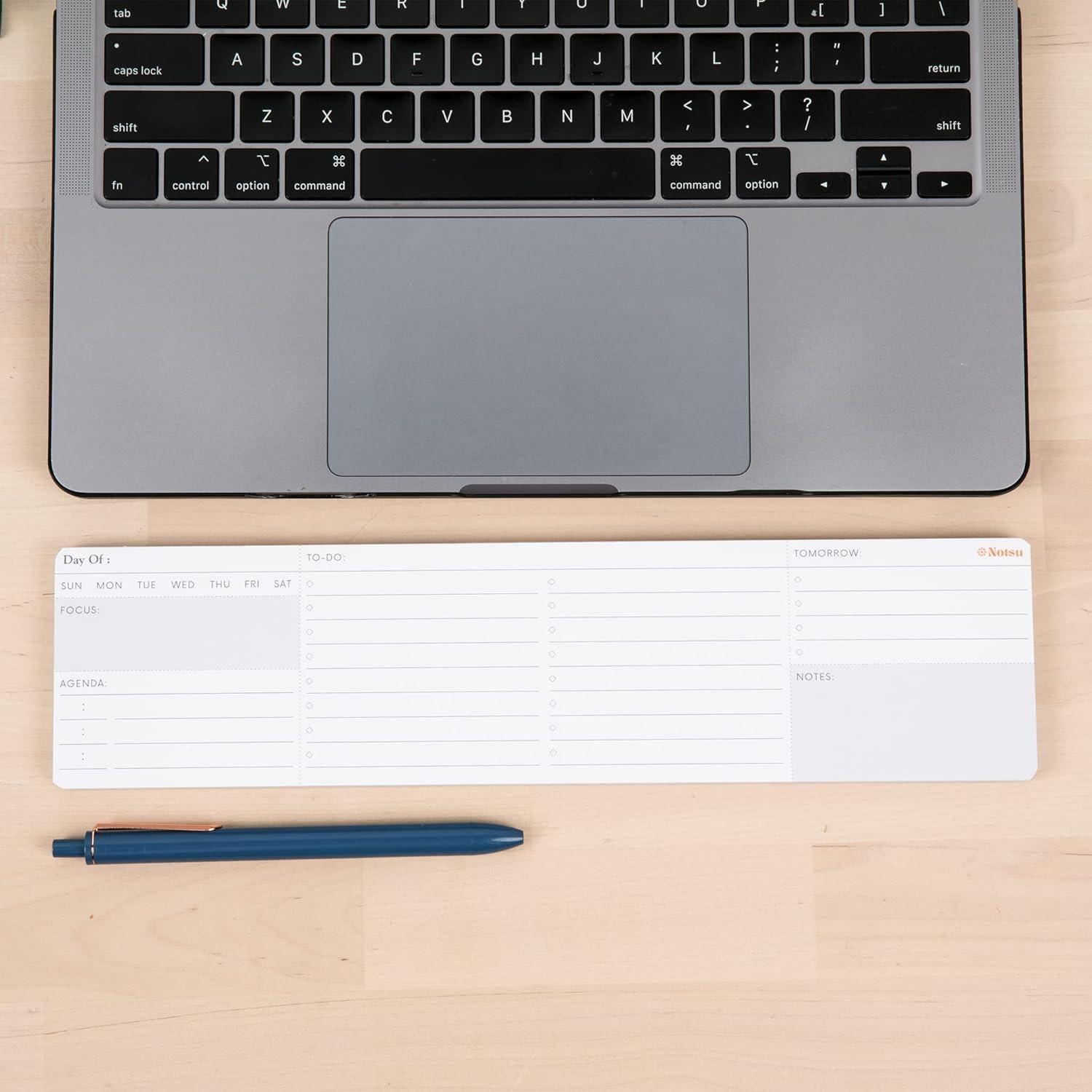 Planificador Diario Notsu Notepad Lite 30.5x7.6cm Minimalista