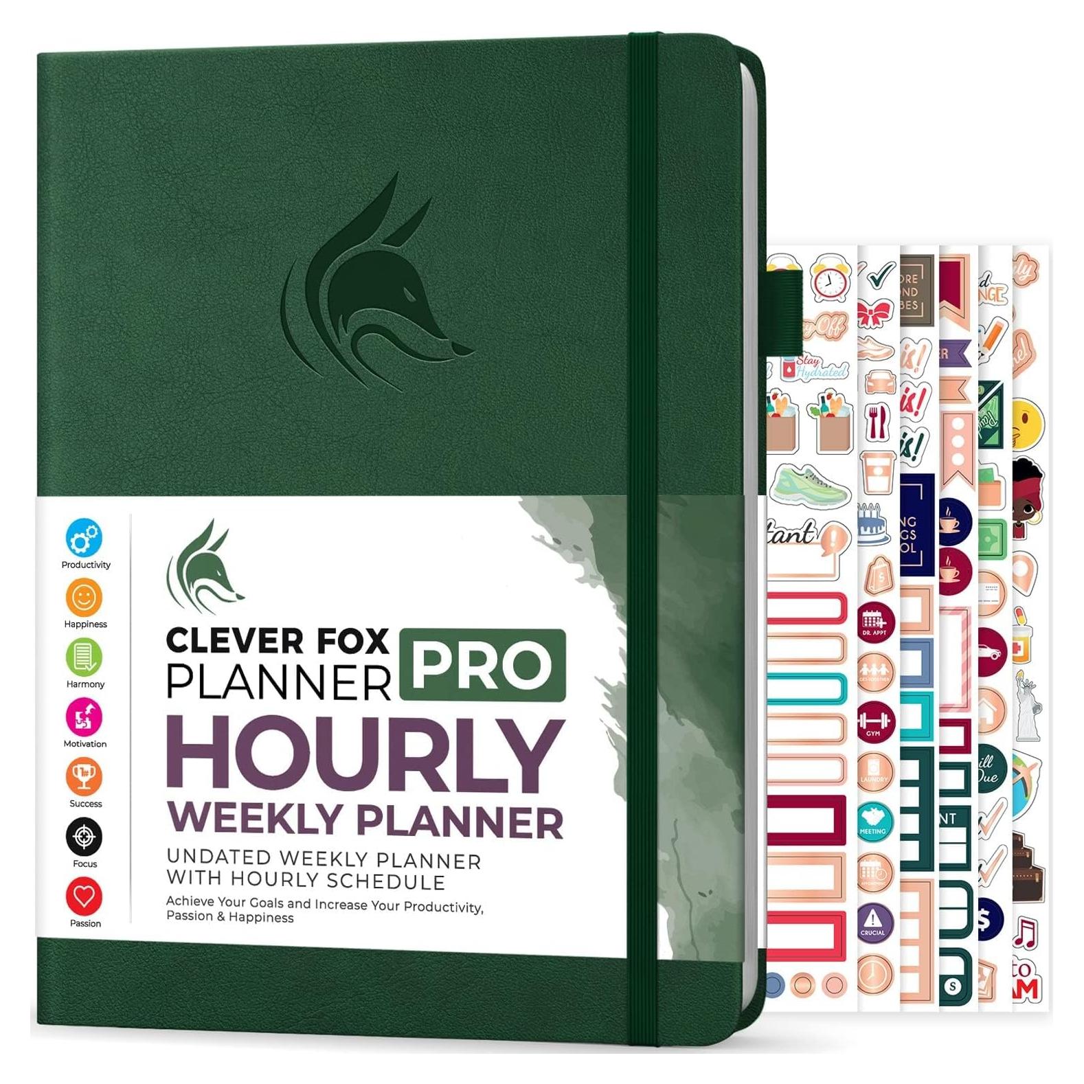 Planificador Semanal Clever Fox PRO A4 Verde Bosque
