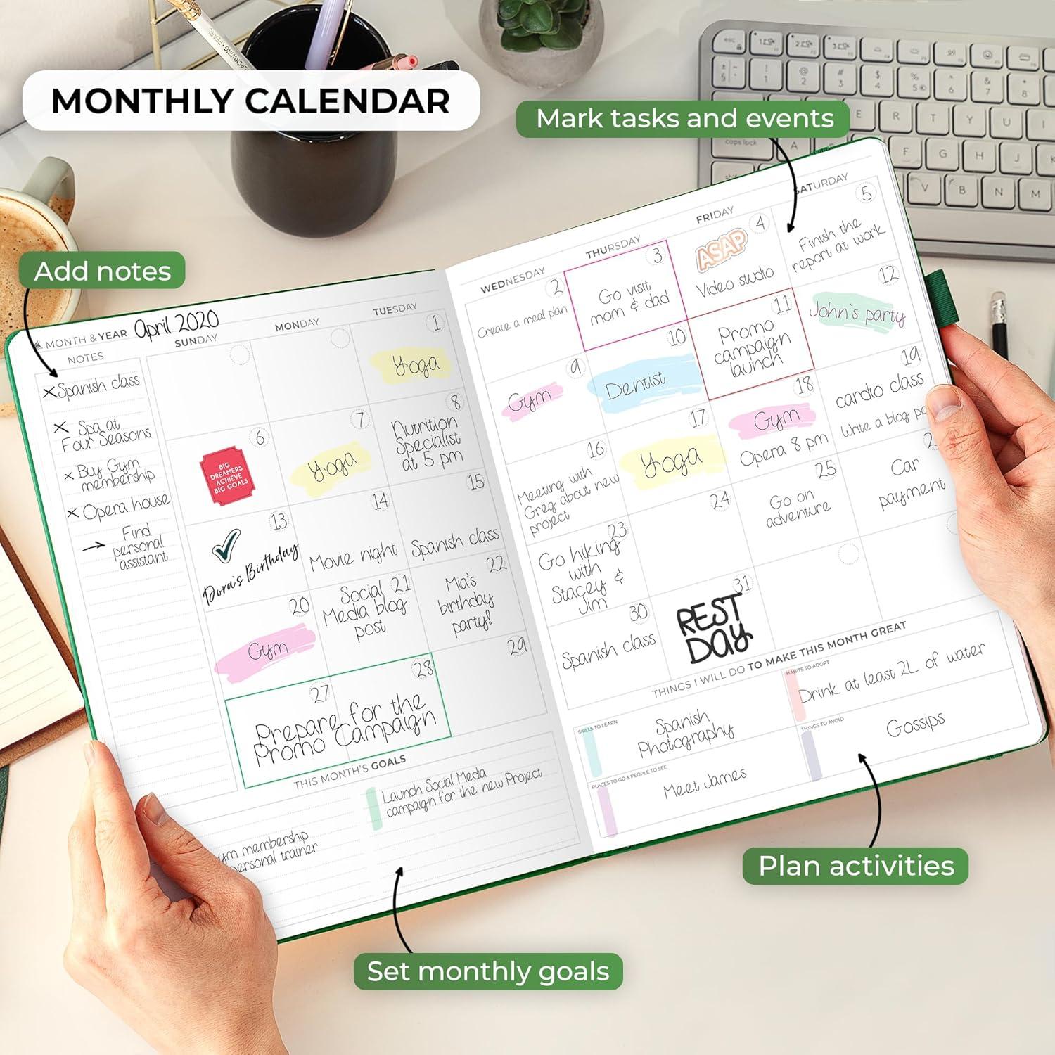 Planificador Semanal Clever Fox PRO A4 Verde Bosque