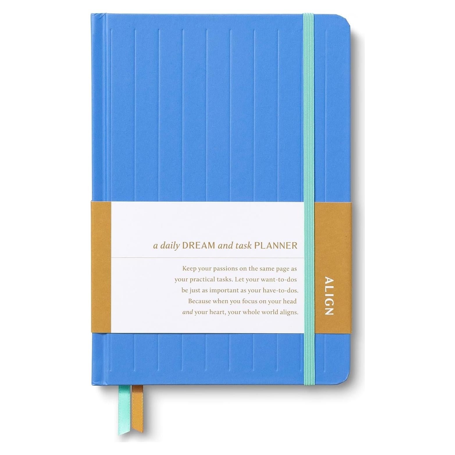 Planificador Diario No Datado Compendium 192 Páginas Azul 21x14.6 cm