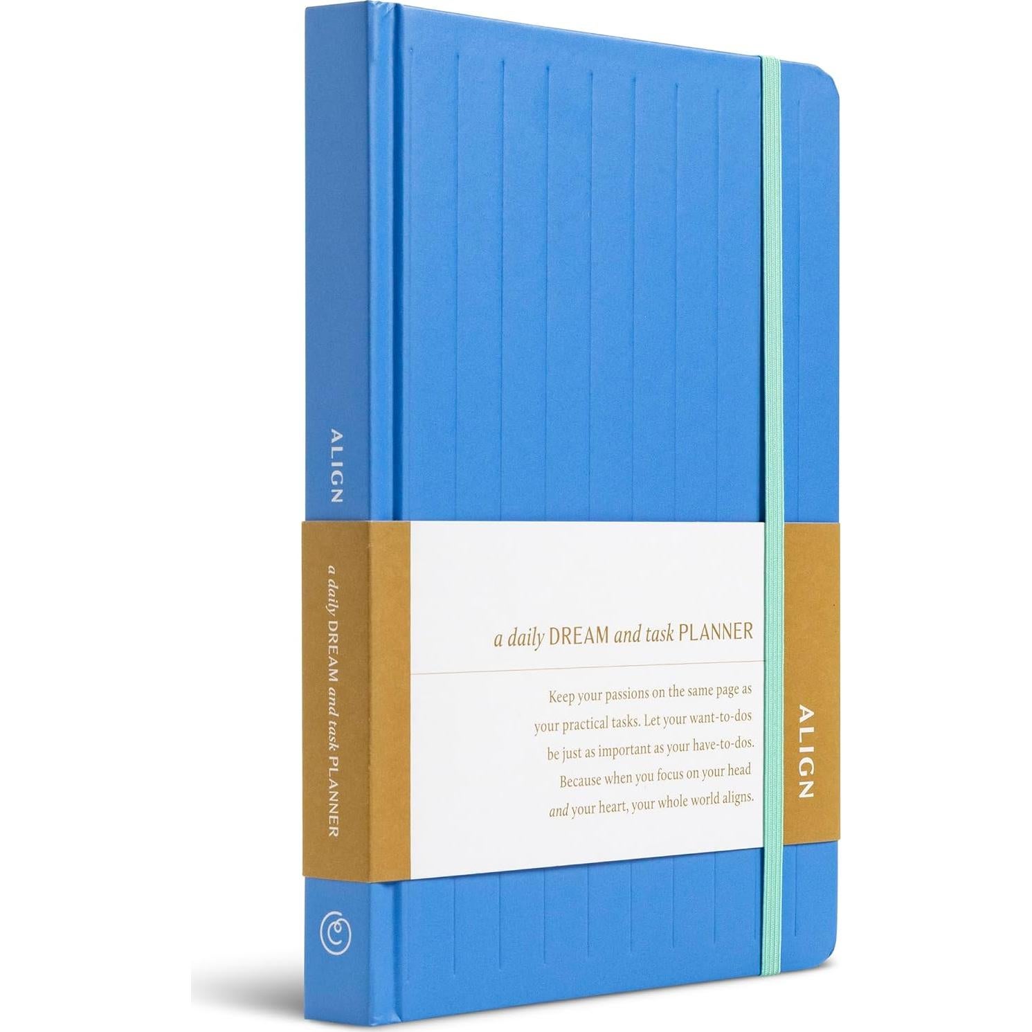 Planificador Diario No Datado Compendium 192 Páginas Azul 21x14.6 cm