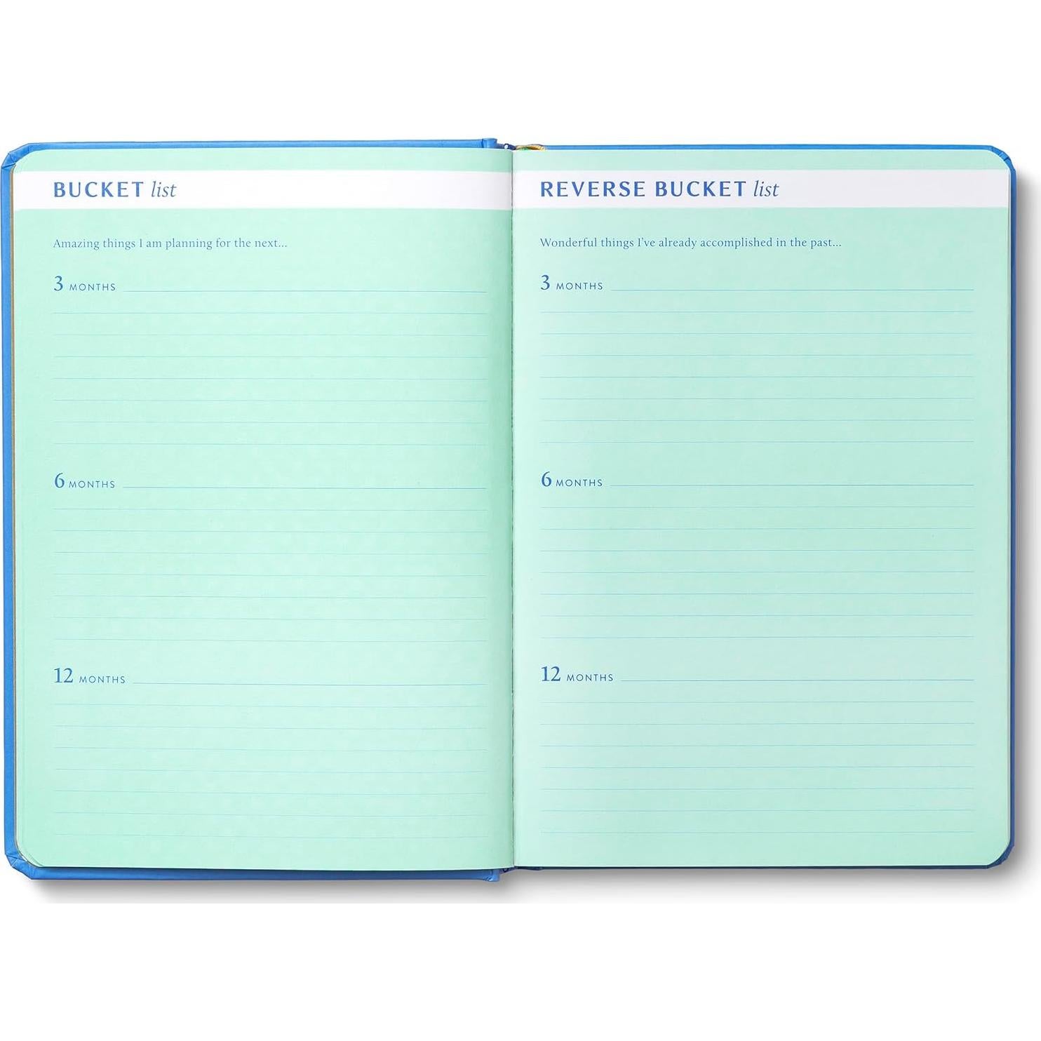 Planificador Diario No Datado Compendium 192 Páginas Azul 21x14.6 cm