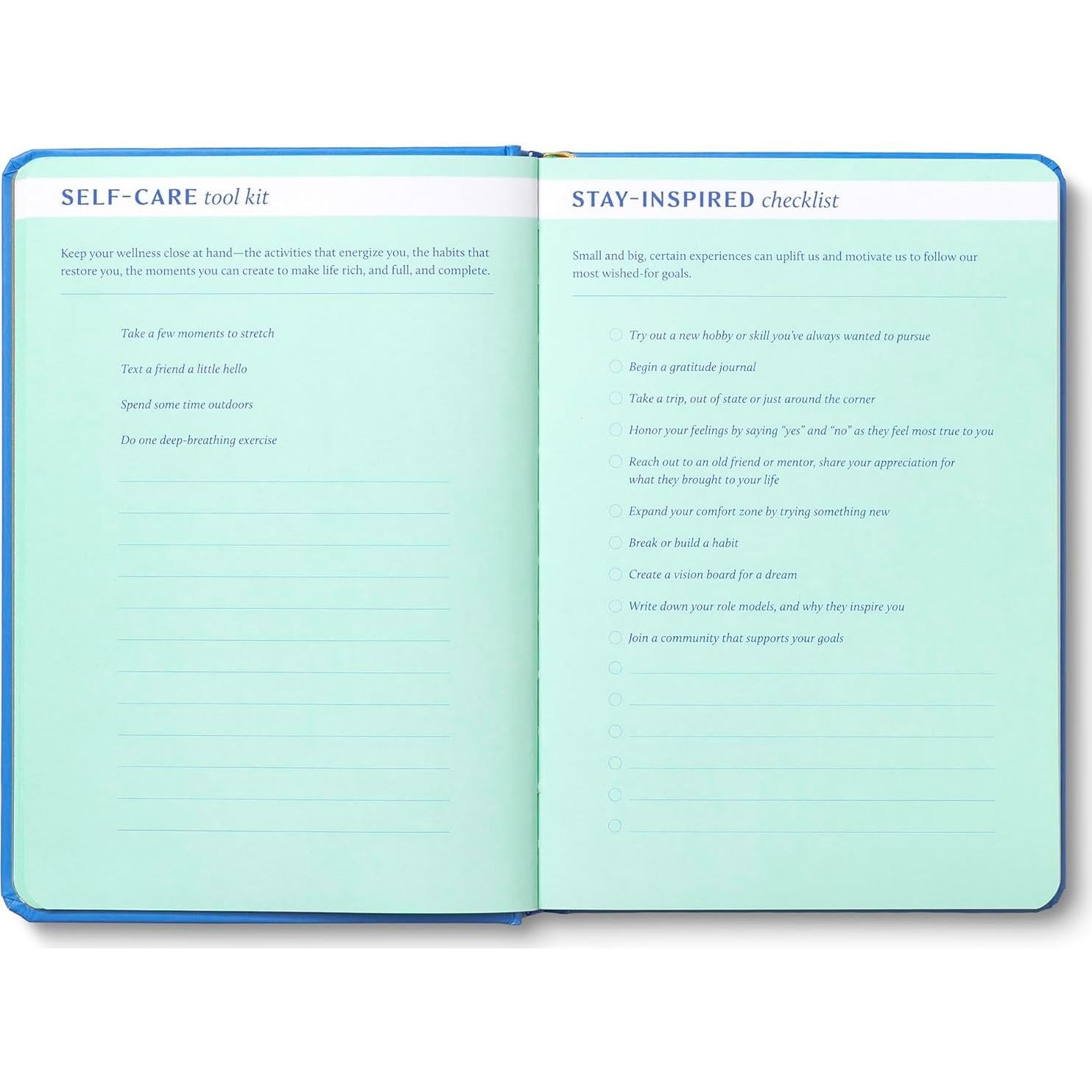 Planificador Diario No Datado Compendium 192 Páginas Azul 21x14.6 cm