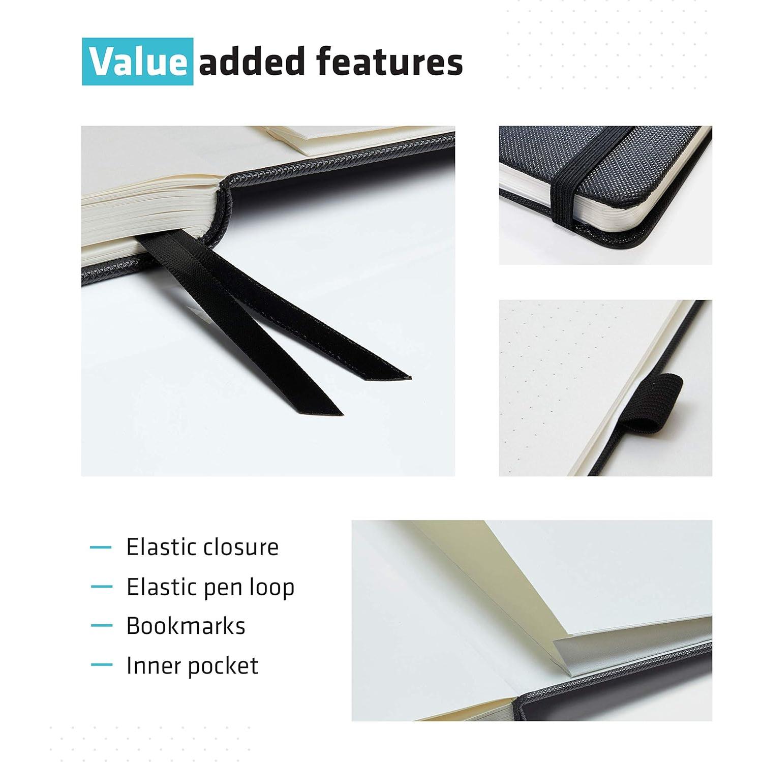 Planificador Académico Semanal Action Day 7x9 Negro