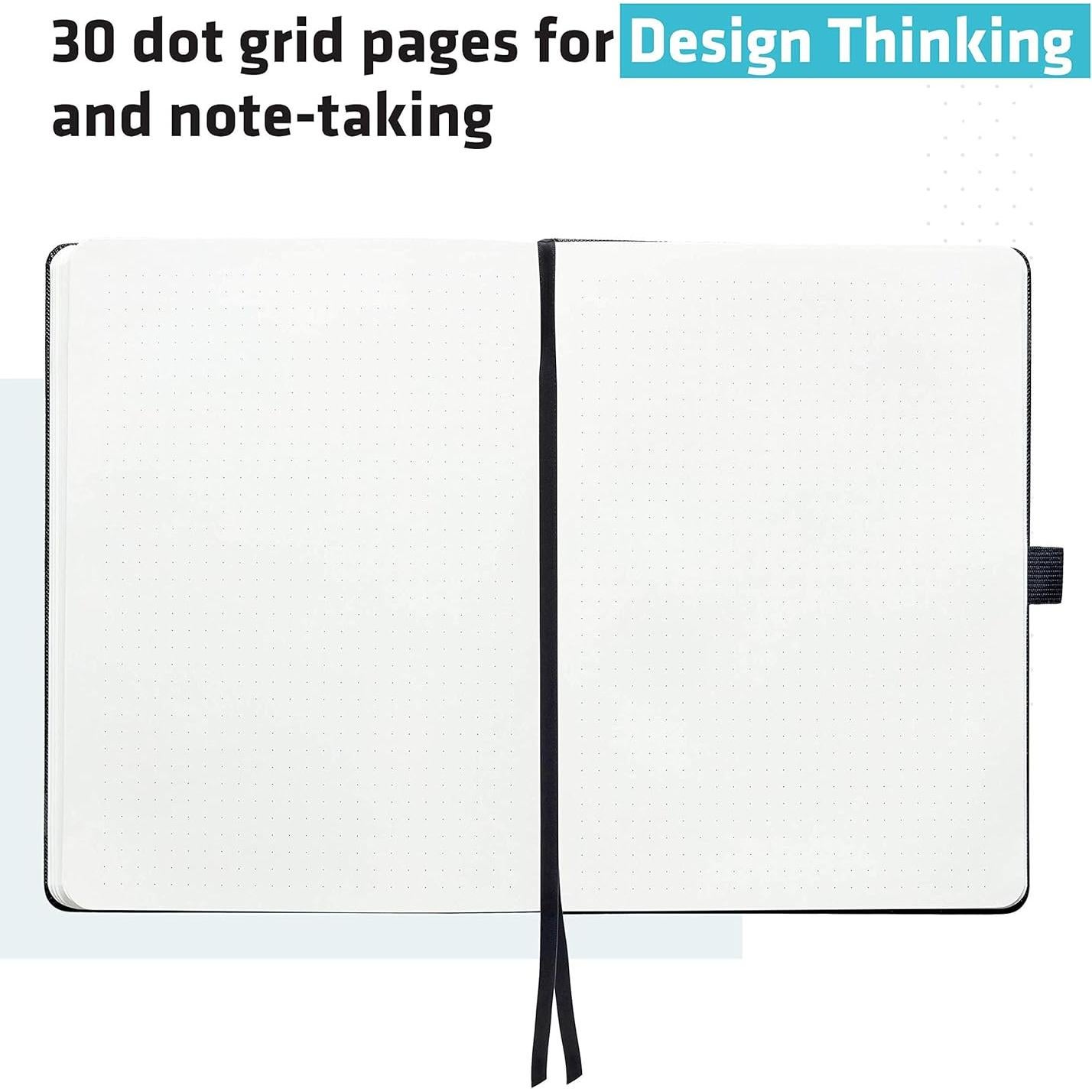 Planificador Académico Semanal Action Day 7x9 Negro