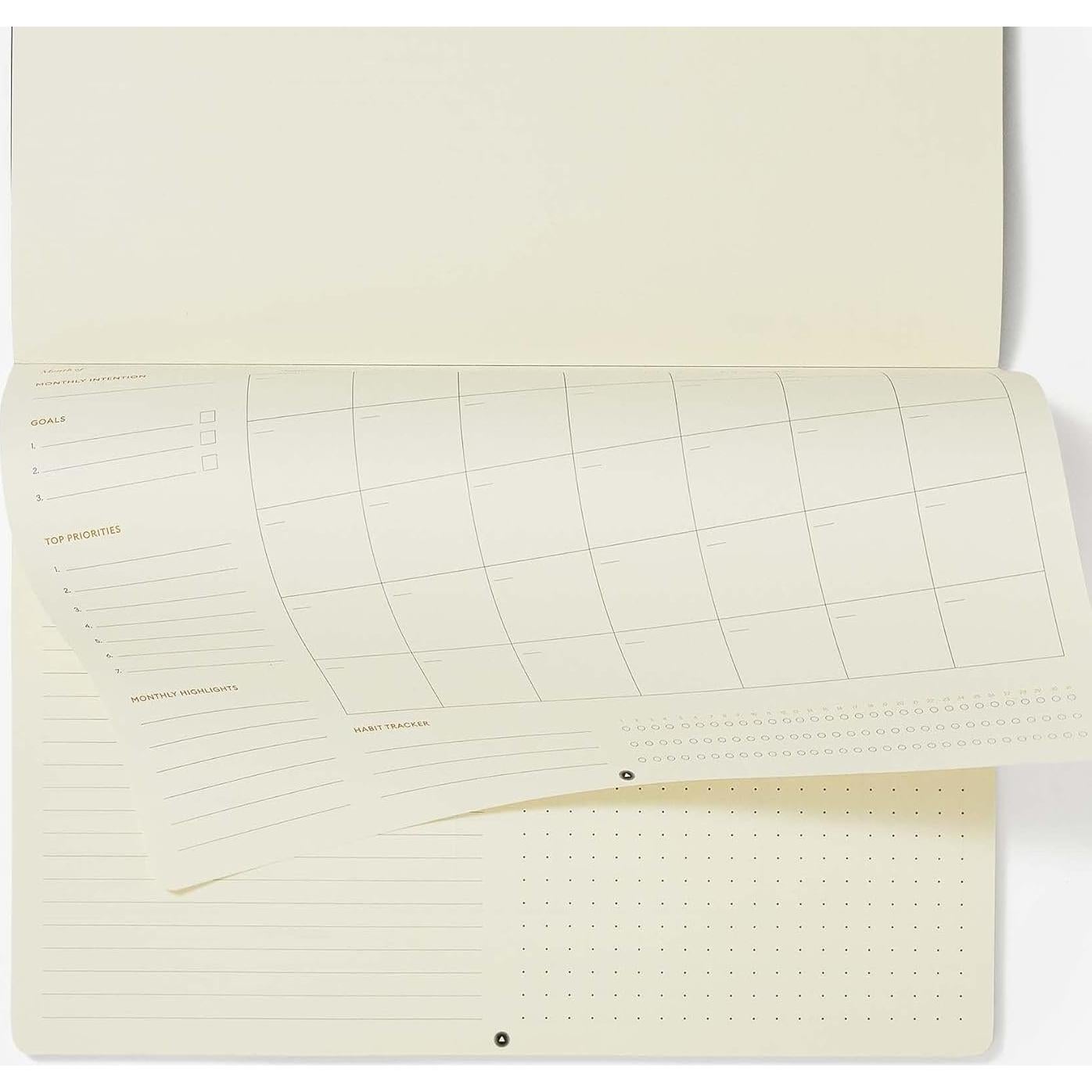 Almohadilla de Escritorio Mensual Intelligent Change A4 Negra