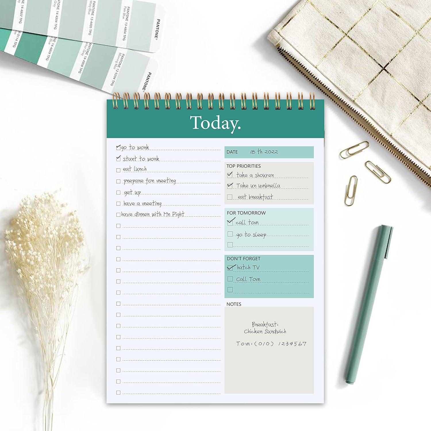 Bloc de Notas GOLDPEI 52 Hojas Desprendibles Verde 16.5x24.9cm