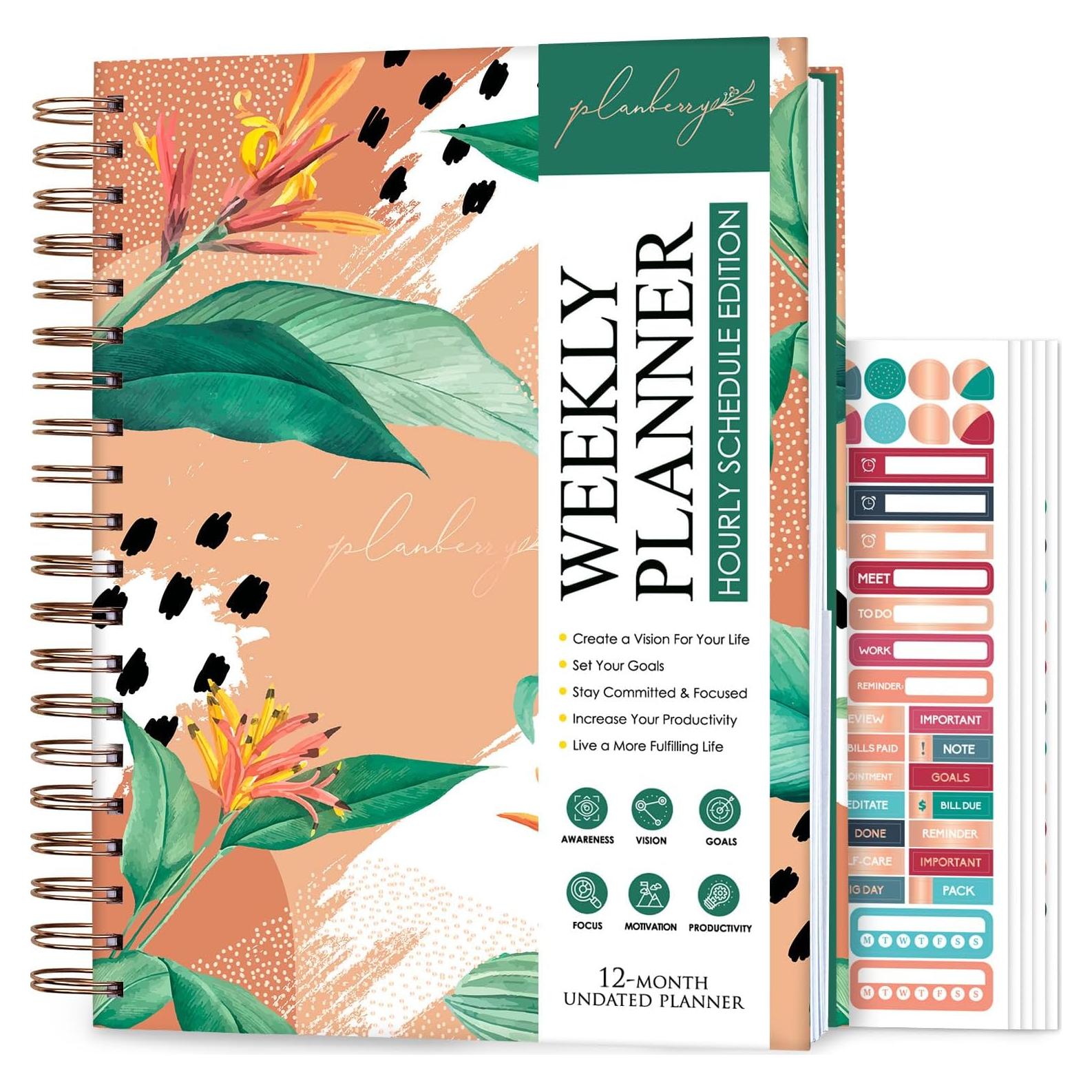 Planificador Grande Premium PLANBERRY 20.3x26.4 cm Terracota