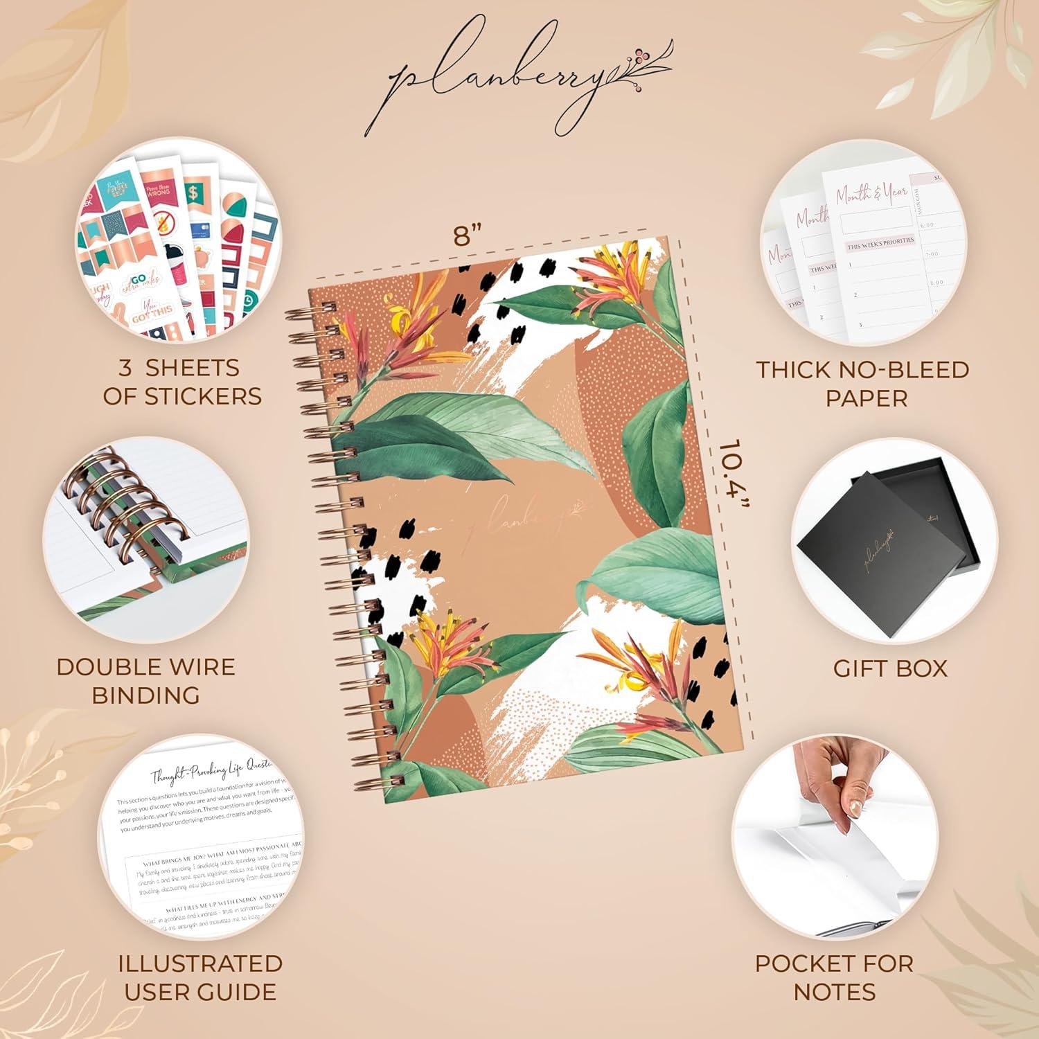 Planificador Grande Premium PLANBERRY 20.3x26.4 cm Terracota