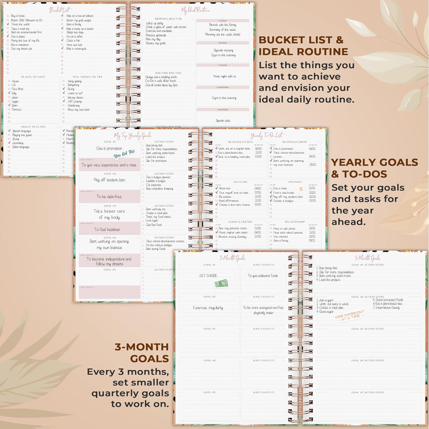 Planificador Grande Premium PLANBERRY 20.3x26.4 cm Terracota