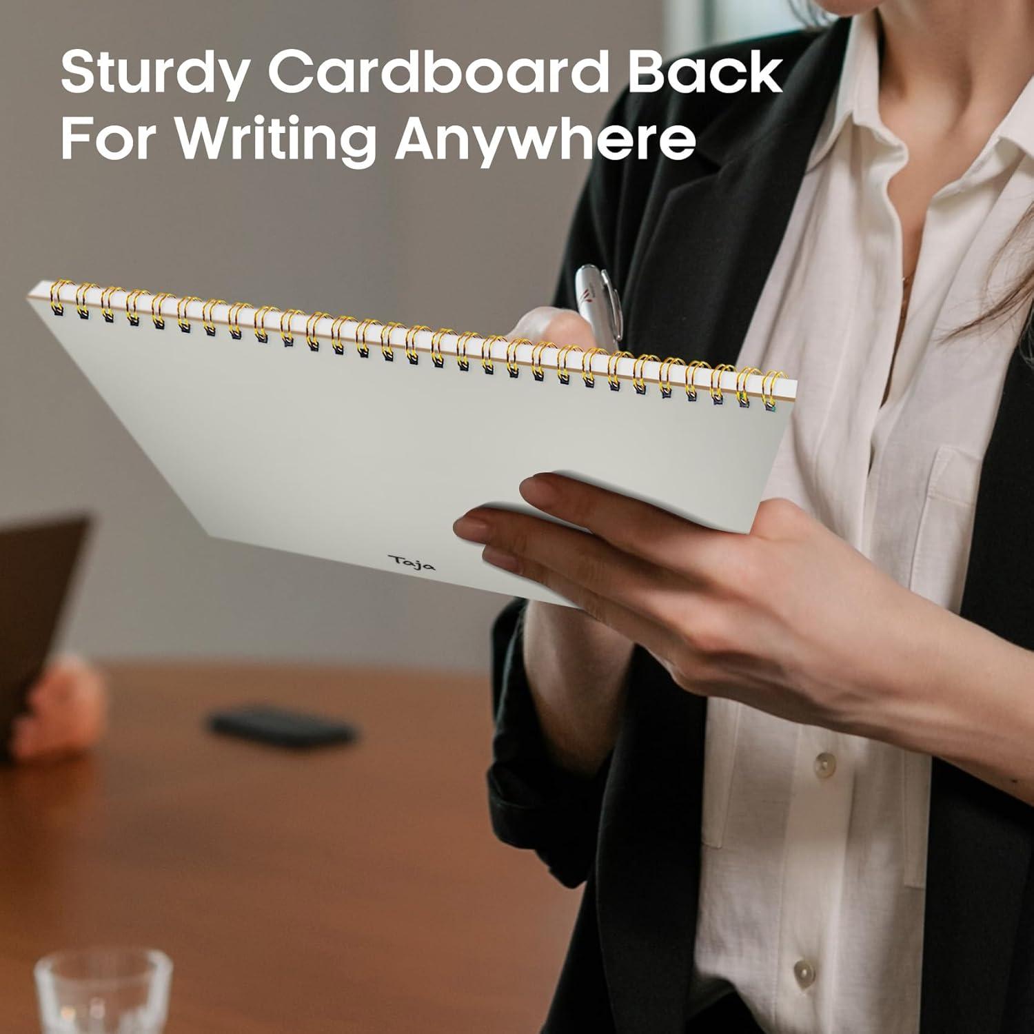 Planificador Semanal Taja A4 52 Hojas Cuadrícula Lila